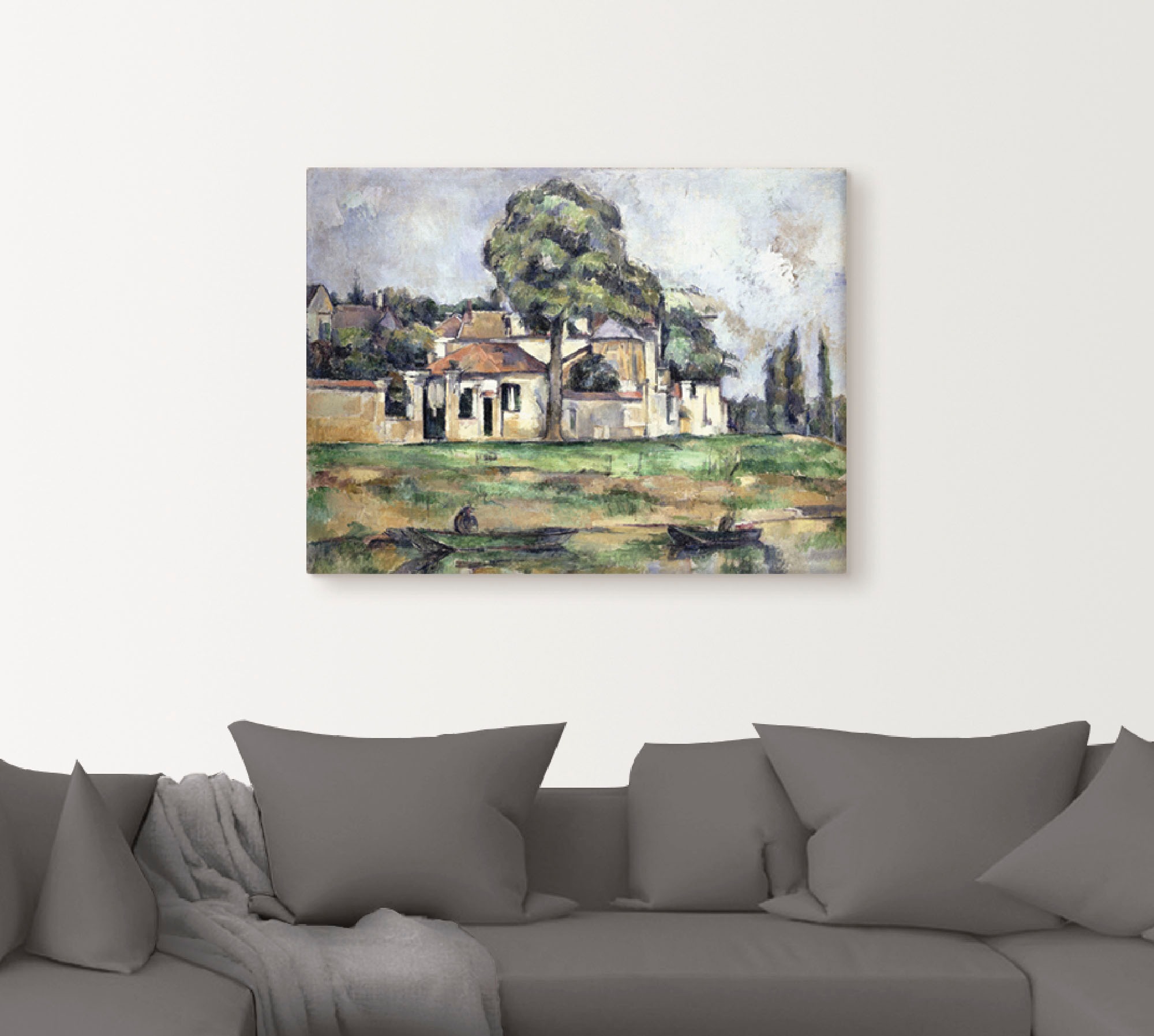 Artland Wandbild »Stillleben mit Äpfeln und Orangen«, Gebäude, (1 St.), als Leinwandbild, Wandaufkleber oder Poster in versch. Größen