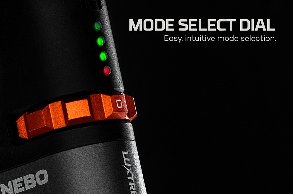 NEBO LED Taschenlampe »Nebo LUXTREME SL75« Set, Taschenlampe inkl. Ladekabel, 2 Stk. tlg. Leuchtet bis zu 1,2 km weit!