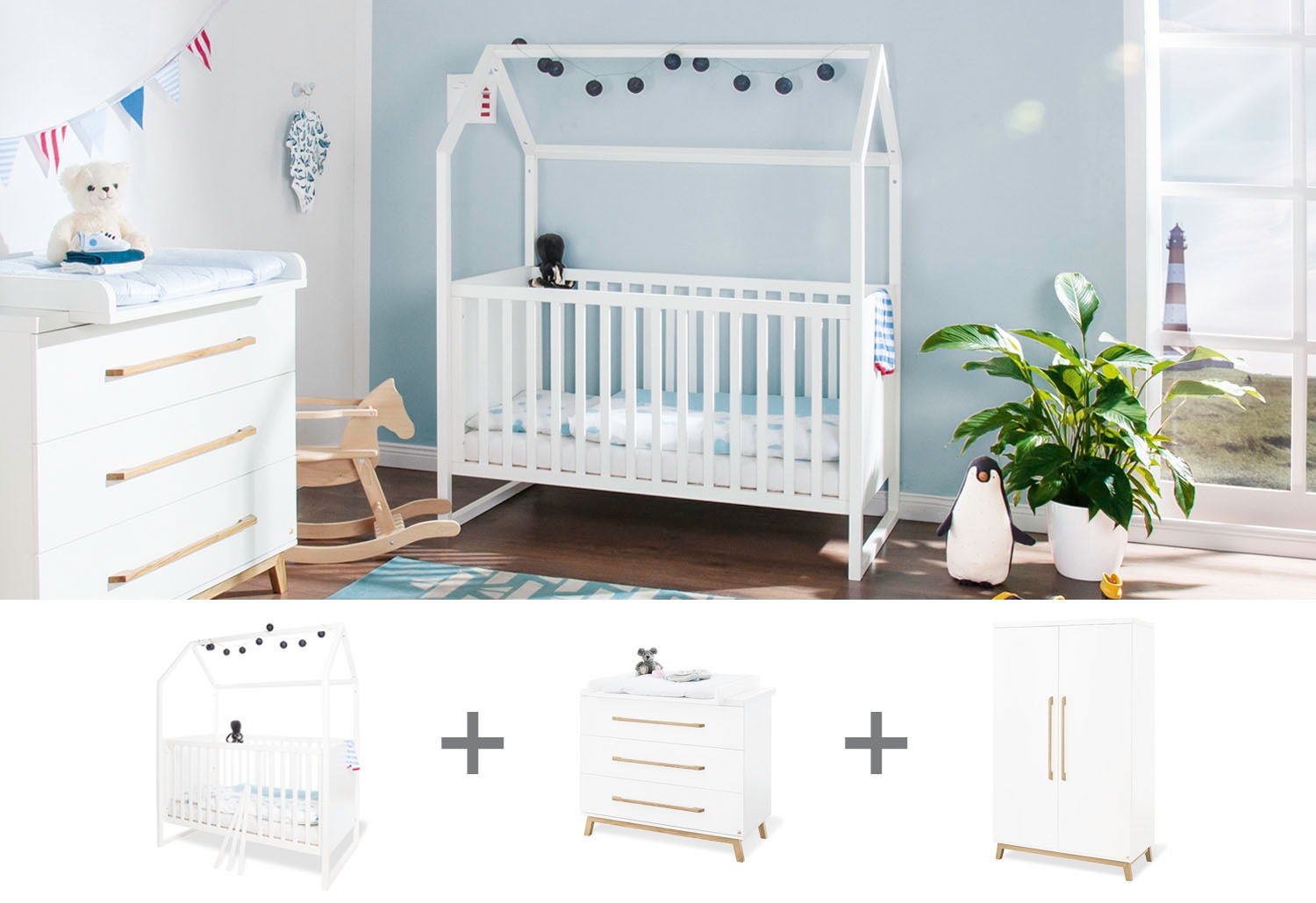 Pinolino ® Babyzimmer-Komplettset »Hilda & Riva...