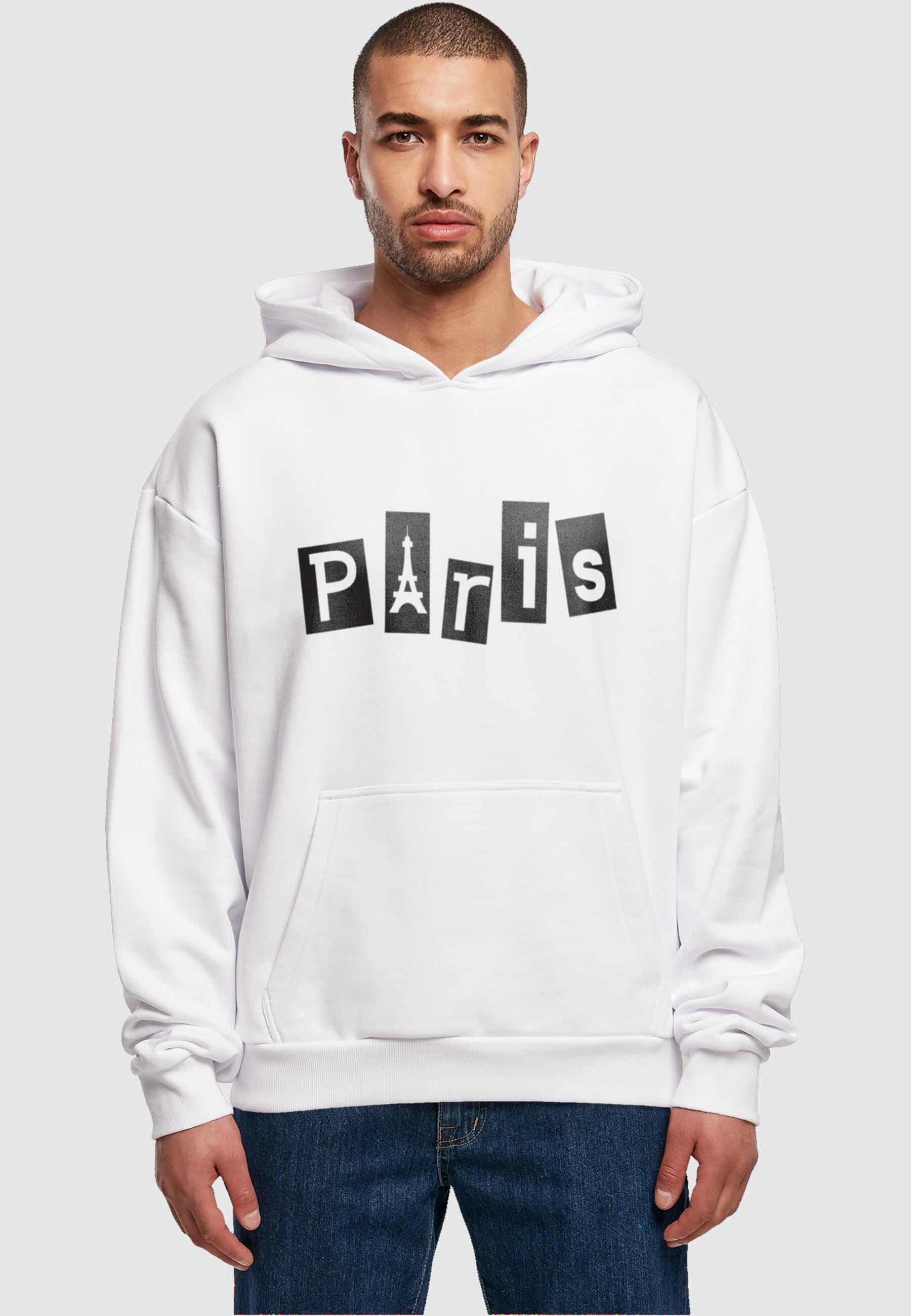 Merchcode Kapuzensweatshirt »Merchcode Herren Paris Ultra Heavy Hoody«, (1 tlg.)