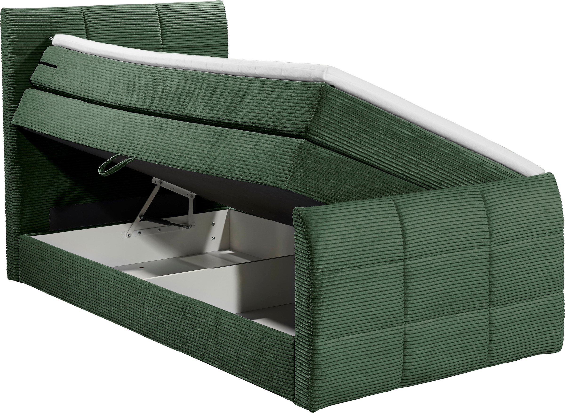 ED EXCITING DESIGN Boxspringbett »Bolivia«, harte Seite mit Kokosmatte, weiche Seite mit Filzabdeckung