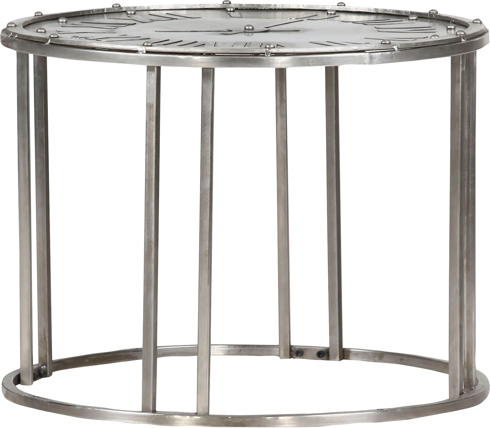 Gutmann Factory Beistelltisch "Cheesy, Couchtisch rund Ø 60cm" Wohnzimmertisch aus Metall, lackiert