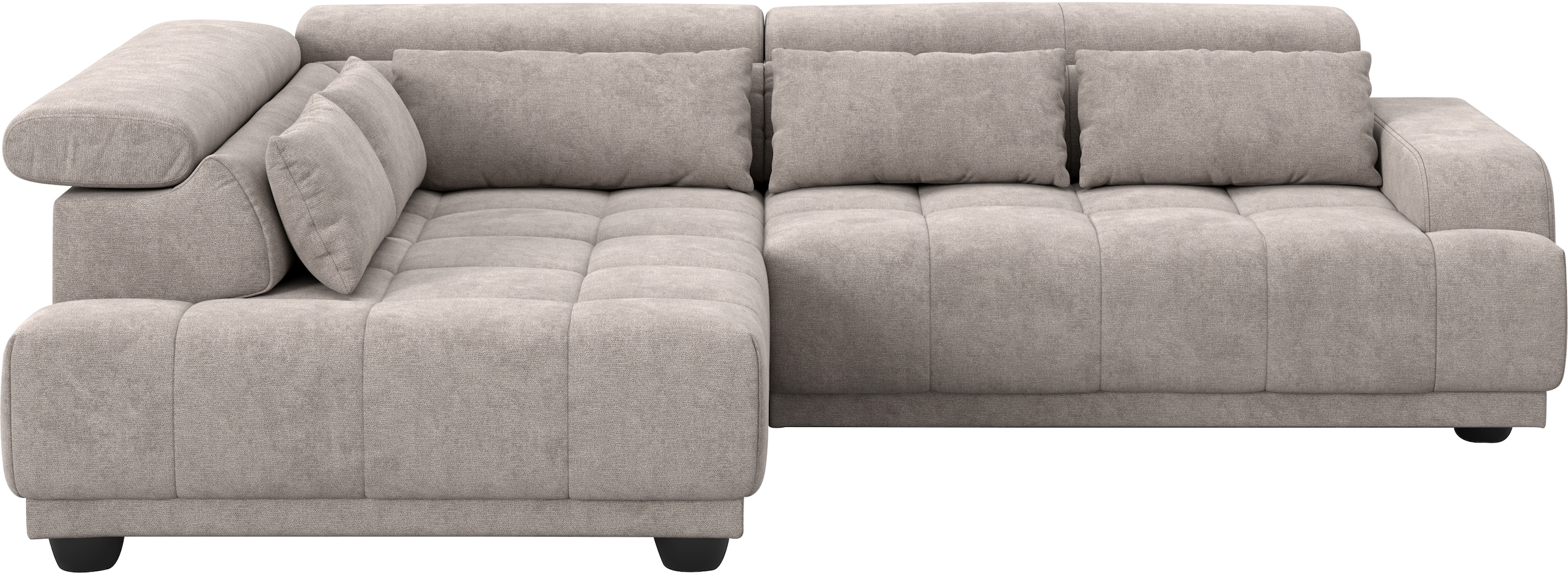 COTTA Ecksofa "Jade - L Form, Sitzbreite 201 cm" inkl. Kopfteilverstellung günstig online kaufen