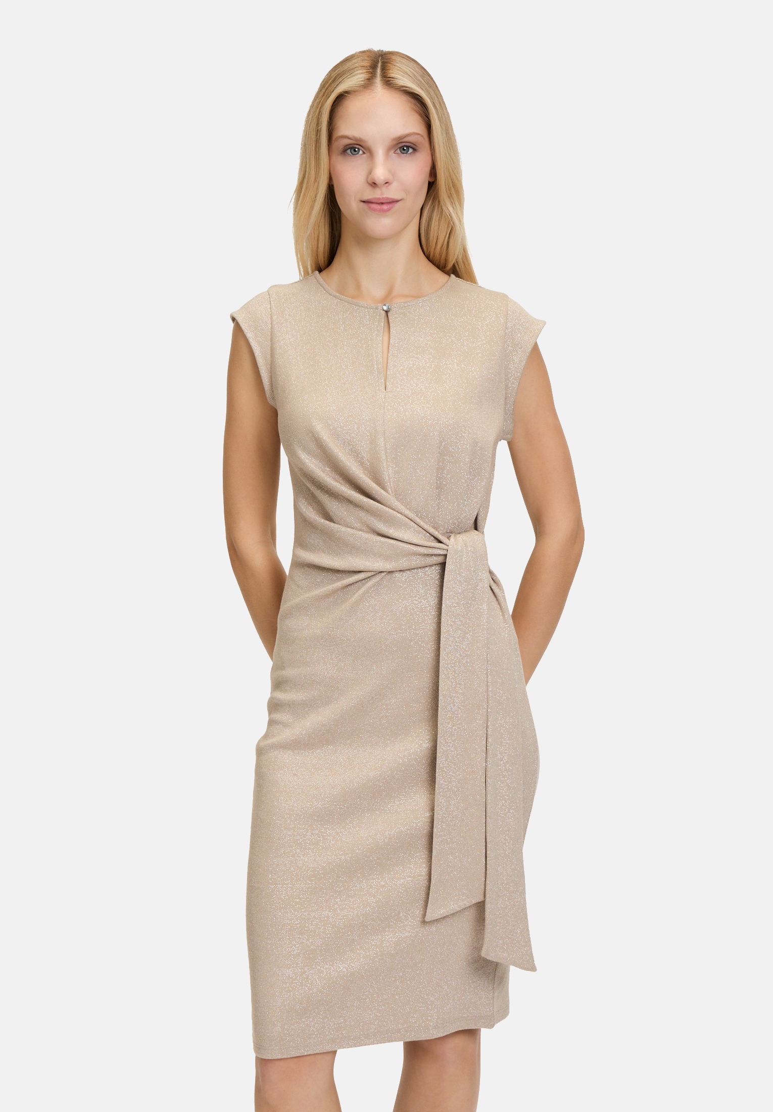 Cartoon Jerseykleid »Damen mit Lurexfaden« Ohne Tasche Form