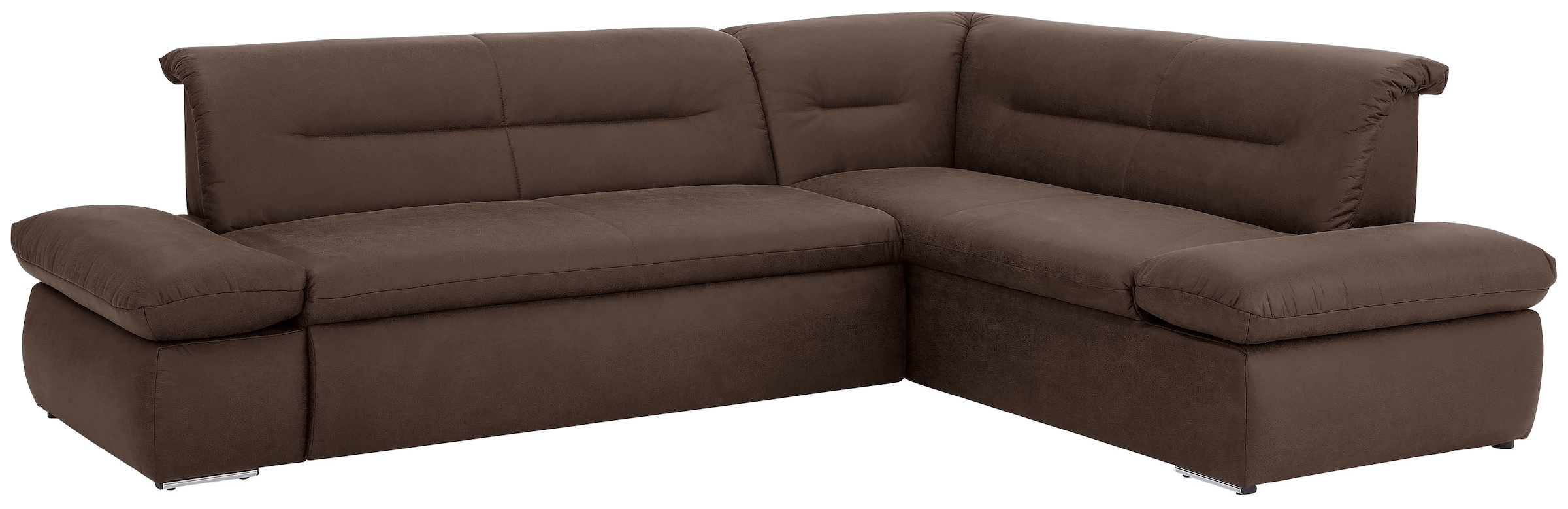 INOSIGN Ecksofa »Avesa L-Form«, Wahlweise mit Arm- und Bettfunktion, B/T/H: 275/211/80 cm