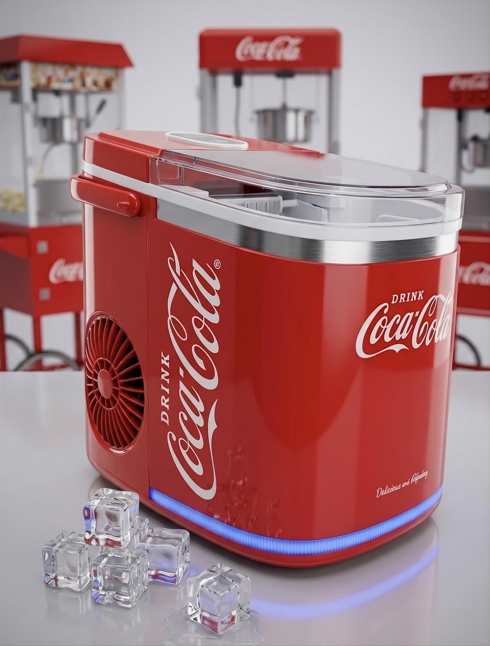 SALCO Elektrischer Eiswürfelbereiter »IM-1215« COCA-COLA ® ICE CUBE MAKER