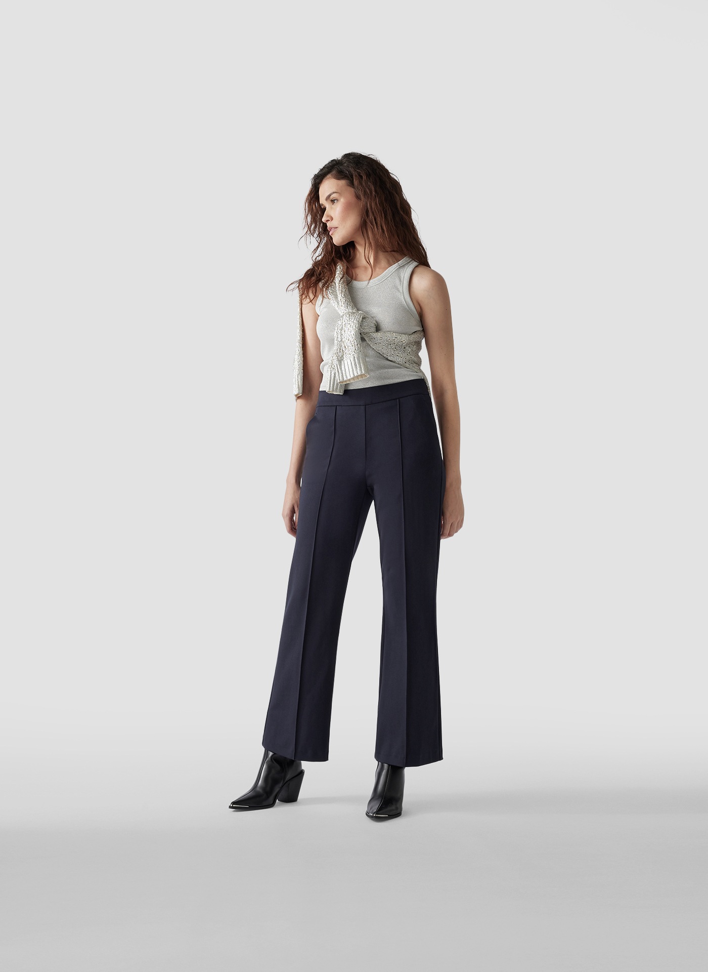 LeComte Longtop »LeComte Ripp-Top mit Glanz-Effekt«