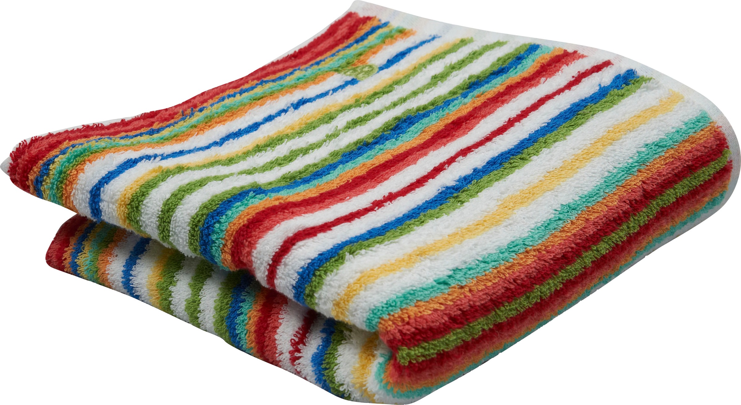 ROSS Duschtuch "Multicolor" mit Streifen und gesticktem ROSS-Emblem günstig online kaufen