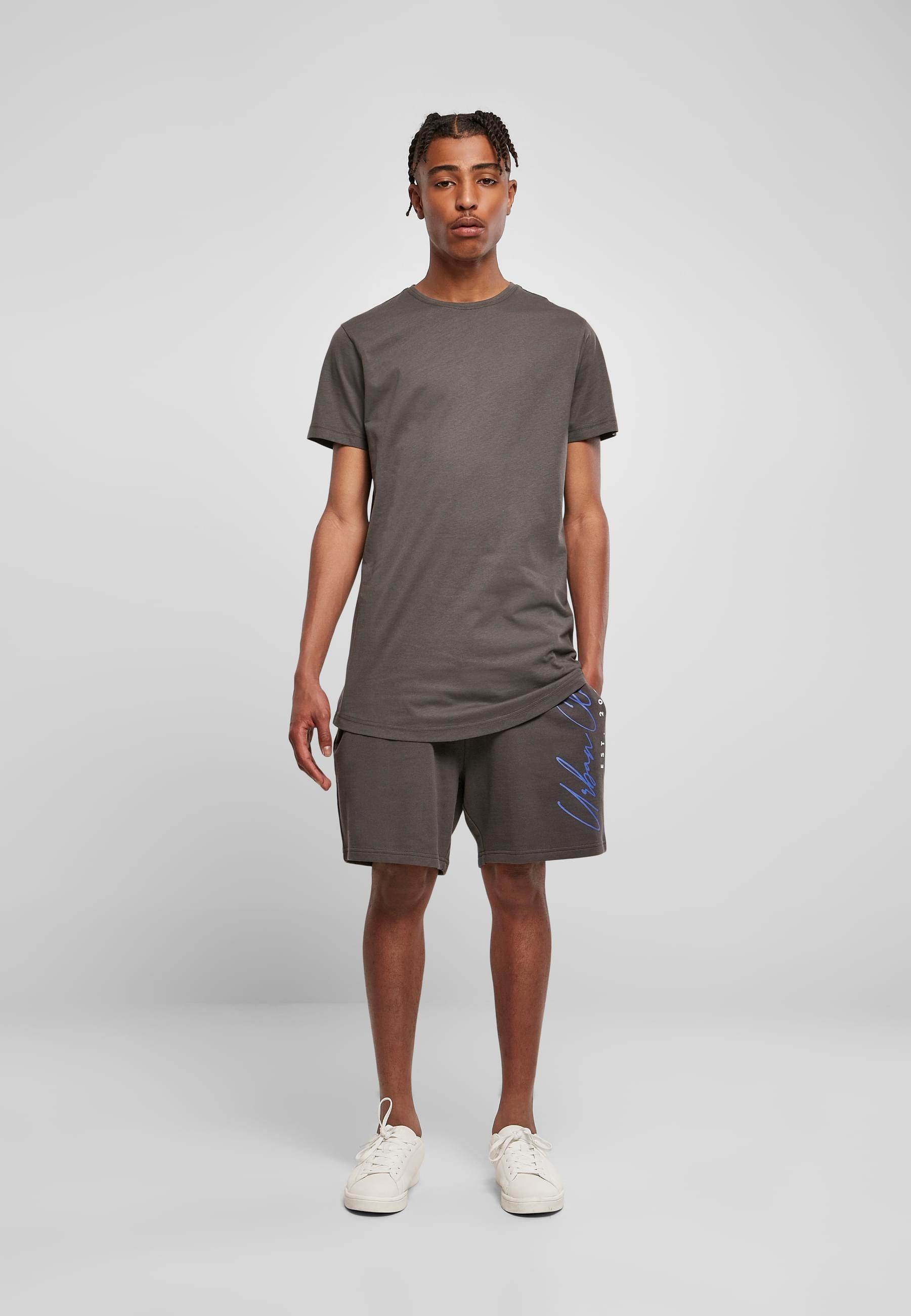 URBAN CLASSICS Kurzarmshirt »Urban Classics Herren Shaped Long Tee«, (1 tlg.)