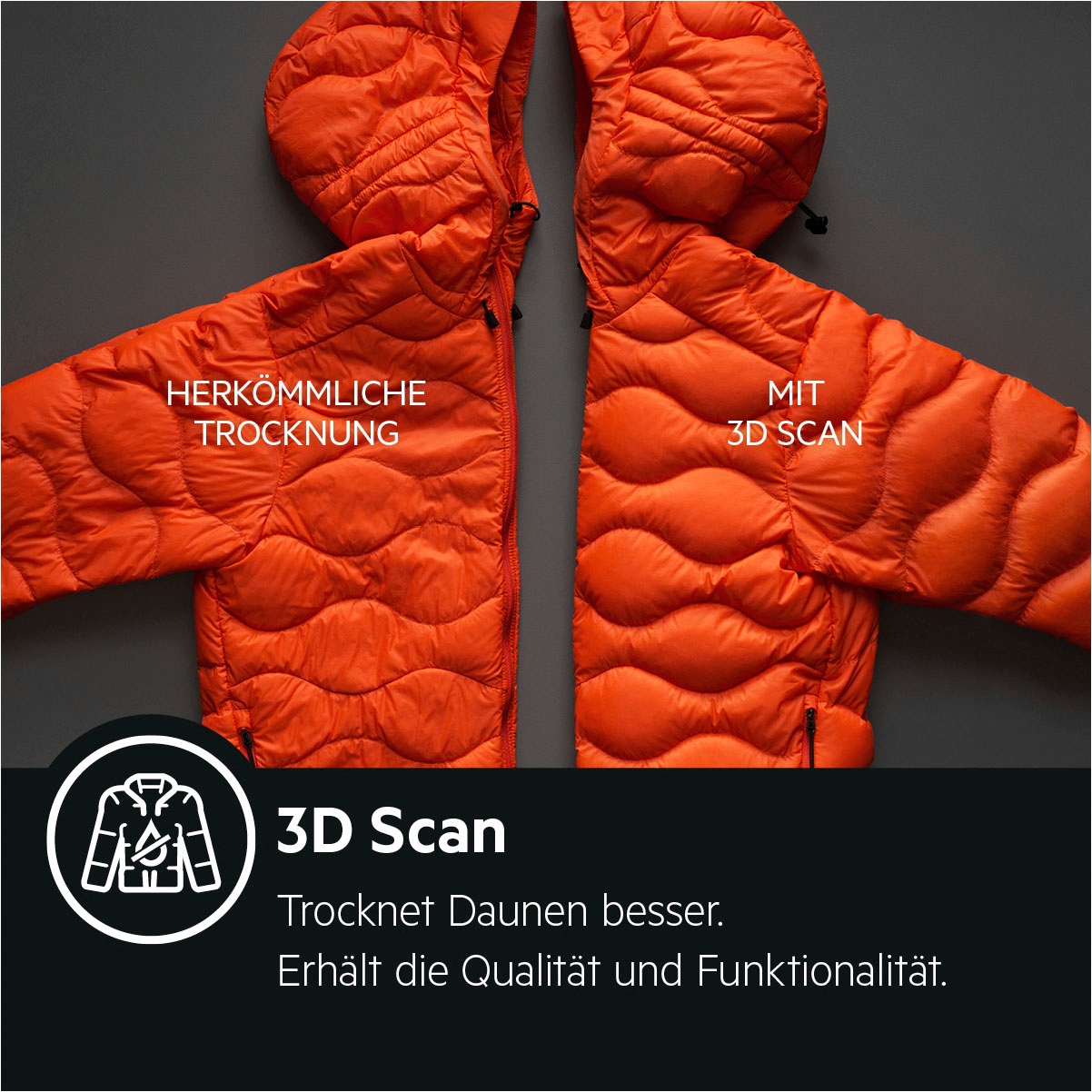 AEG Wärmepumpentrockner »T9DE79685«, 8 kg, 3D Scan - Trocknet nachhaltiger