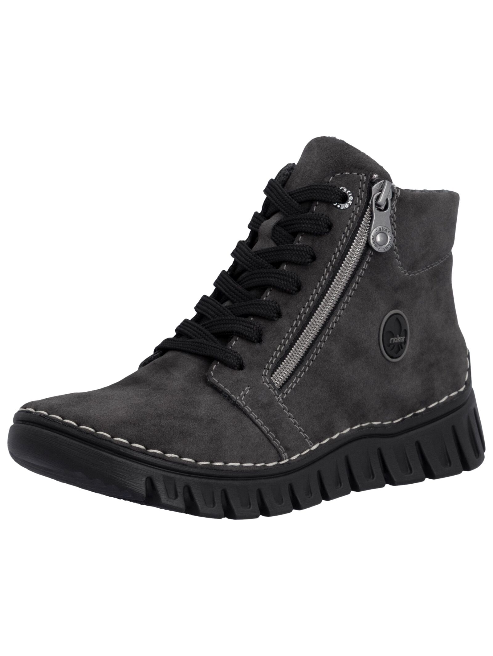 Rieker Schnürstiefelette "Rieker Stiefelette Lederimitat"