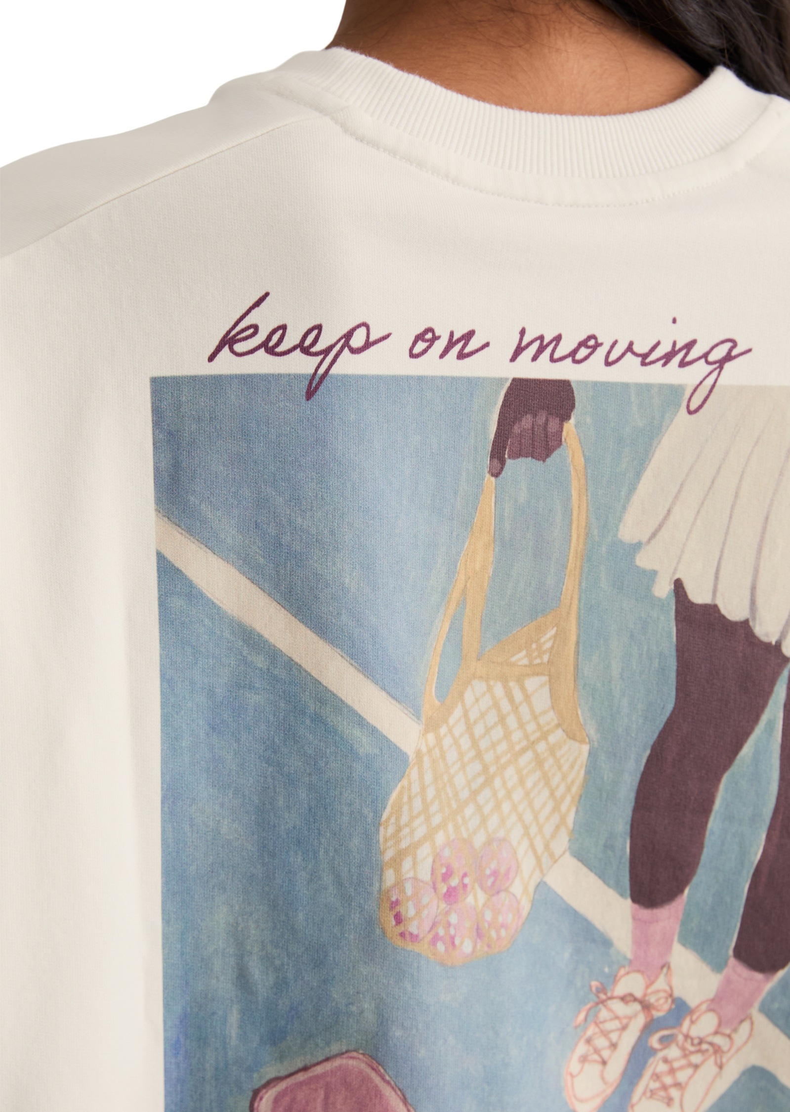 Marc O'Polo DENIM Sweatshirt »mit markantem Rückenprint«
