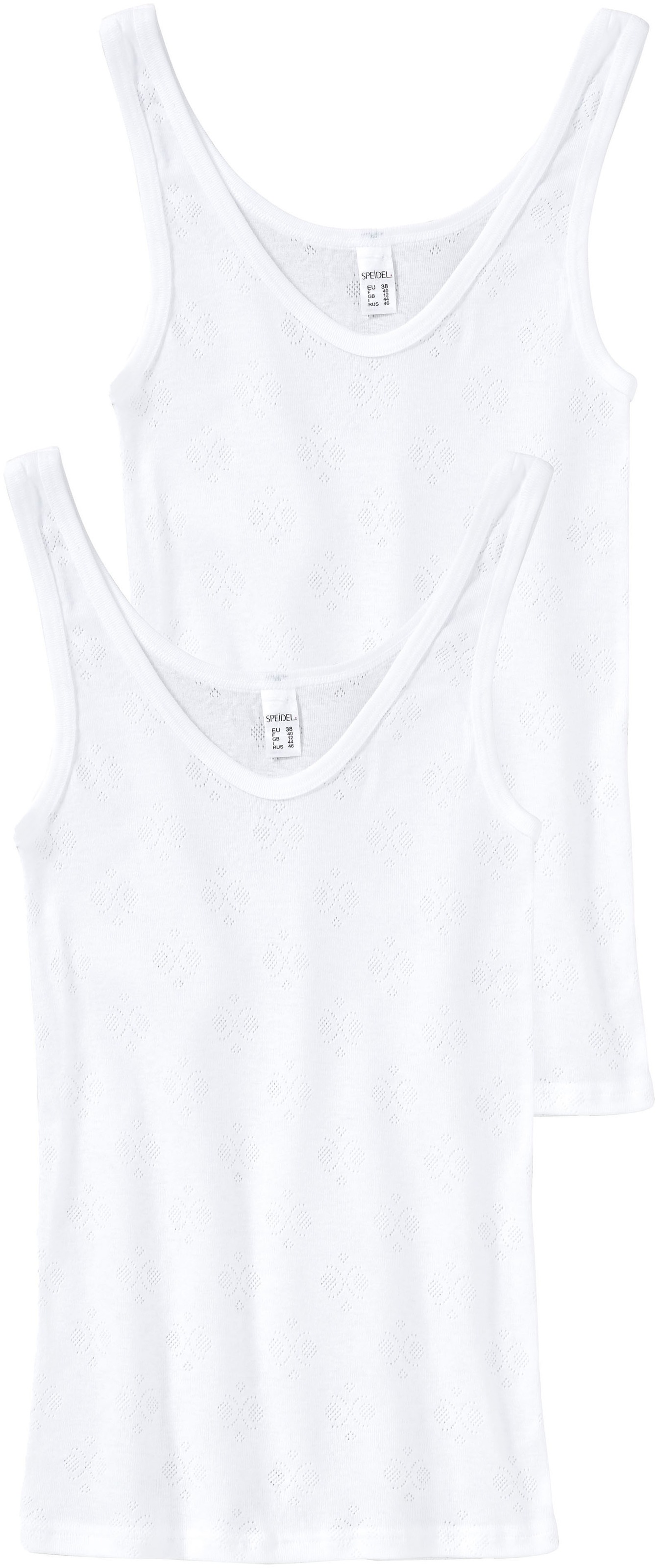 Speidel Achselhemd "Nora", 2 Keine störenden Seitennähte, Baumwolle, hochwe günstig online kaufen
