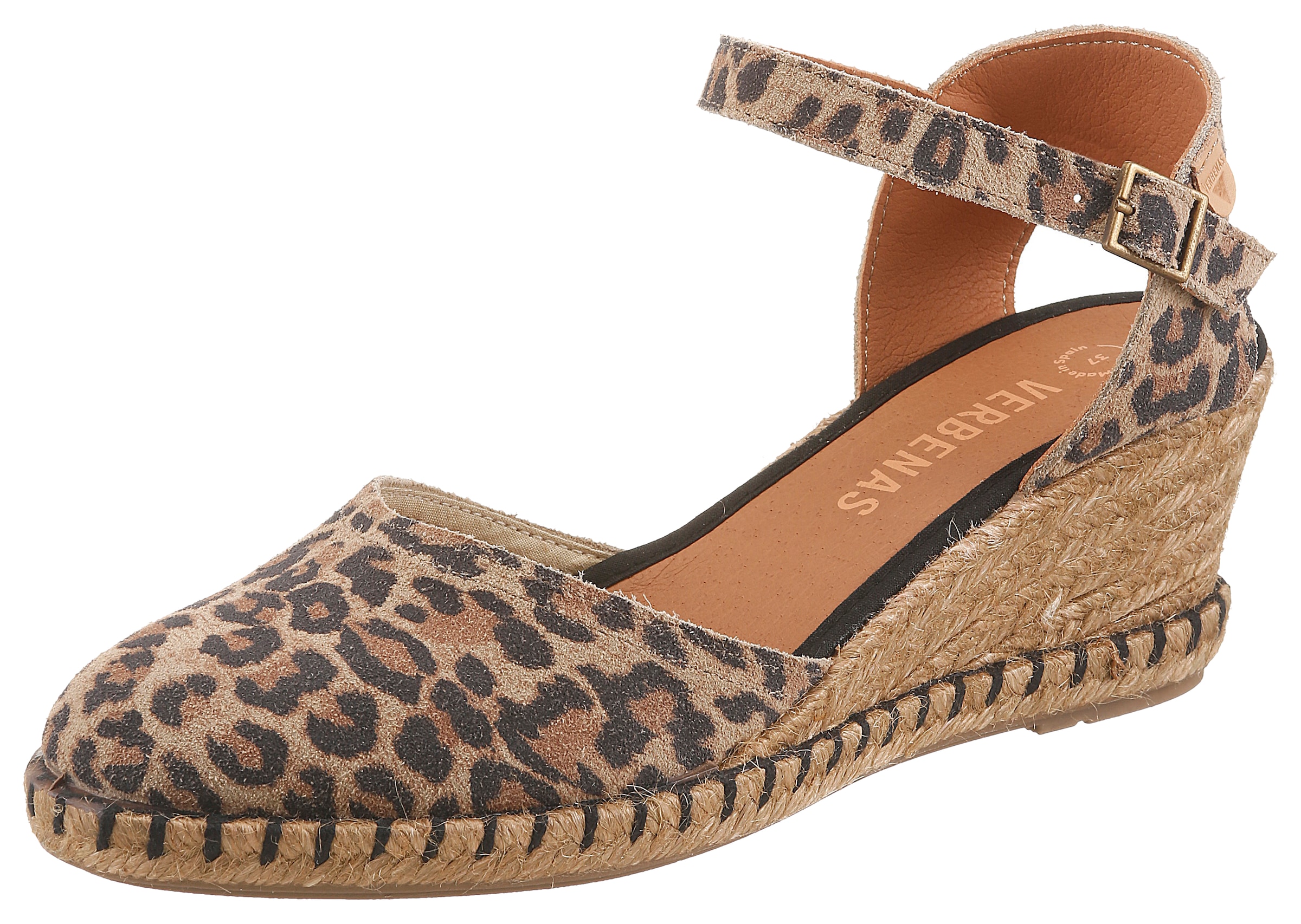 VERBENAS Slingpumps "MALENA LEO" Keilsandalette, Sommerschuh, Urlaubsschuh günstig online kaufen
