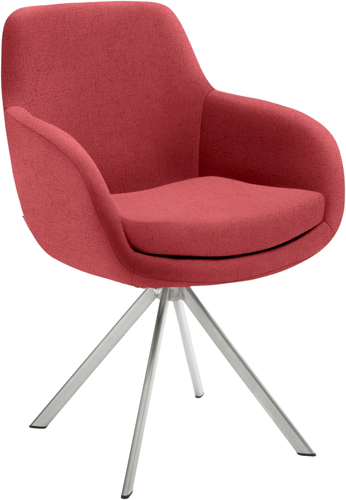 Musterring Esszimmerstuhl "Tavia" (Set) 2 Stk.Stativgestell Edelstahl, wahlweise mit Drehfunktion, diverse Farben