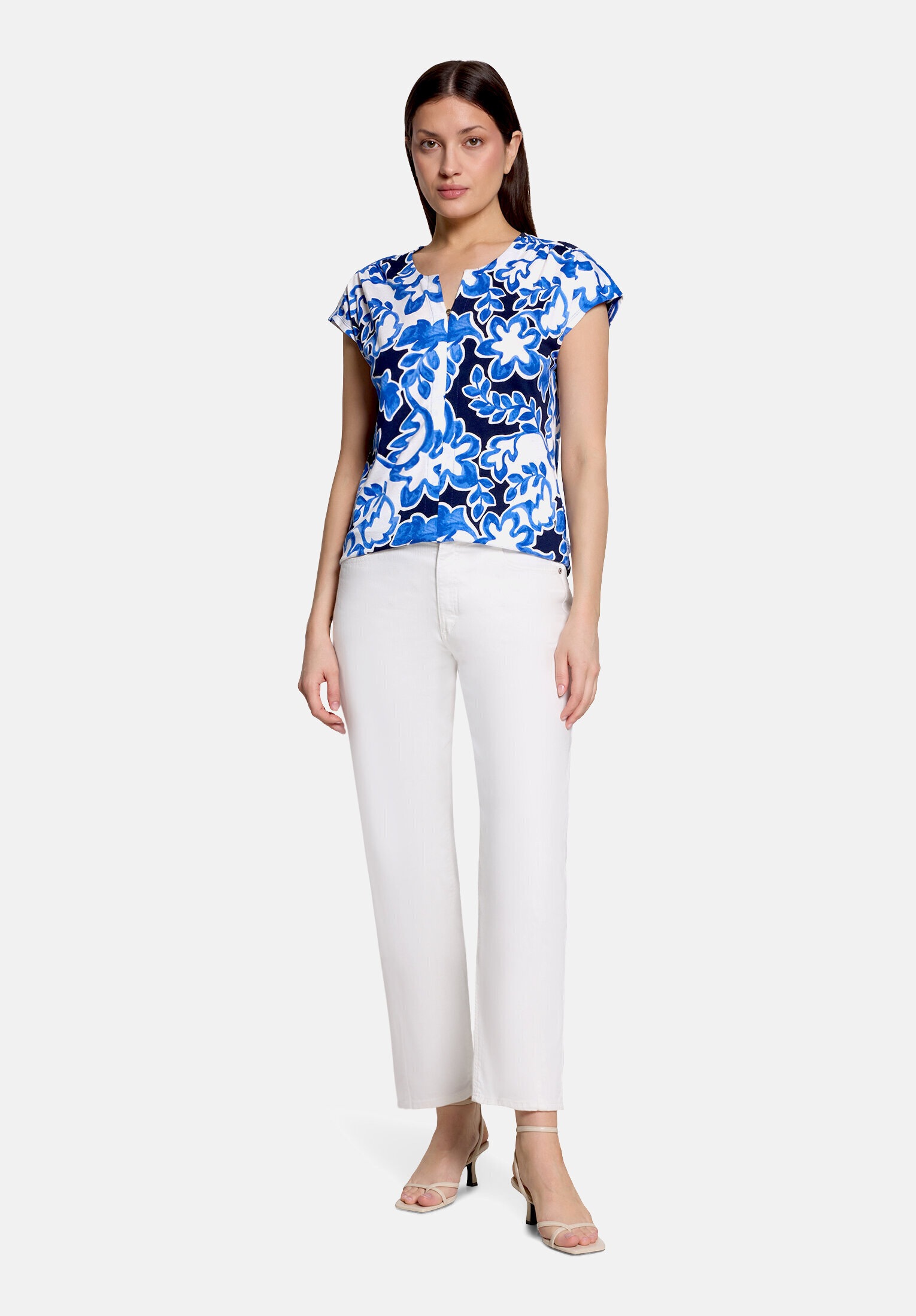 Betty&Co Kurzarmshirt "Damen mit Gummizug" 1