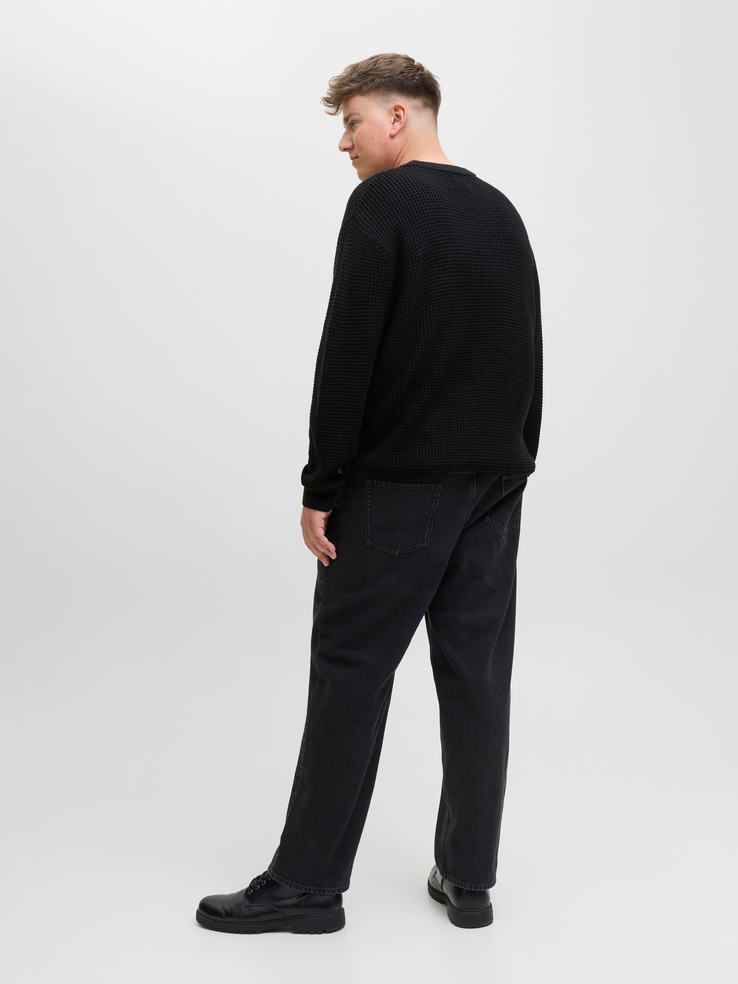 Jack & Jones PlusSize Strickpullover »JJGLOBAL KNIT CREW NECK PLS«