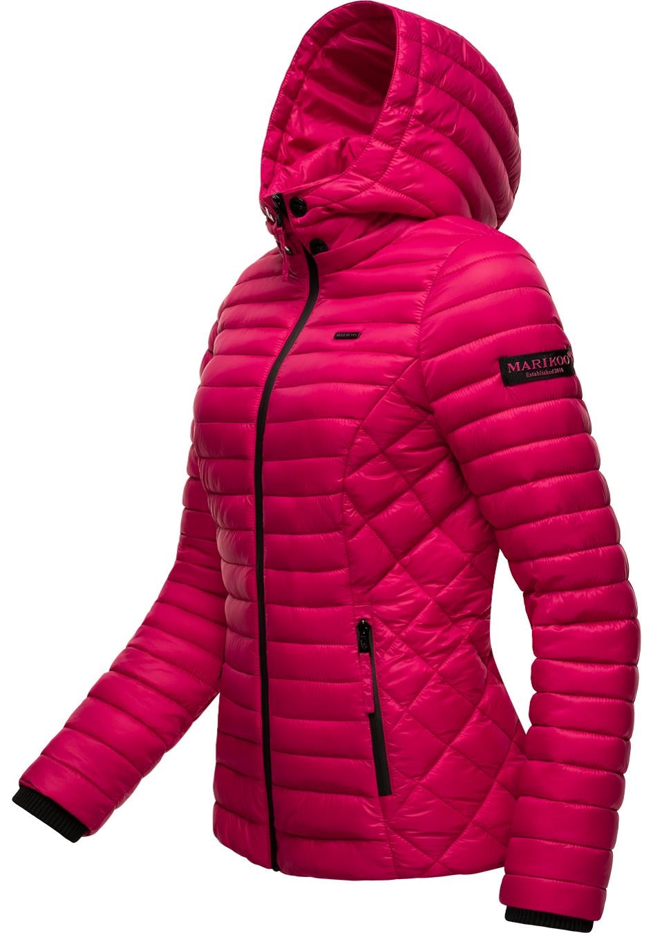 Kapuze, Kapuze Übergangsjacke mit | BAUR ultraleichte mit bestellen Marikoo Steppjacke für »Samtpfote«,