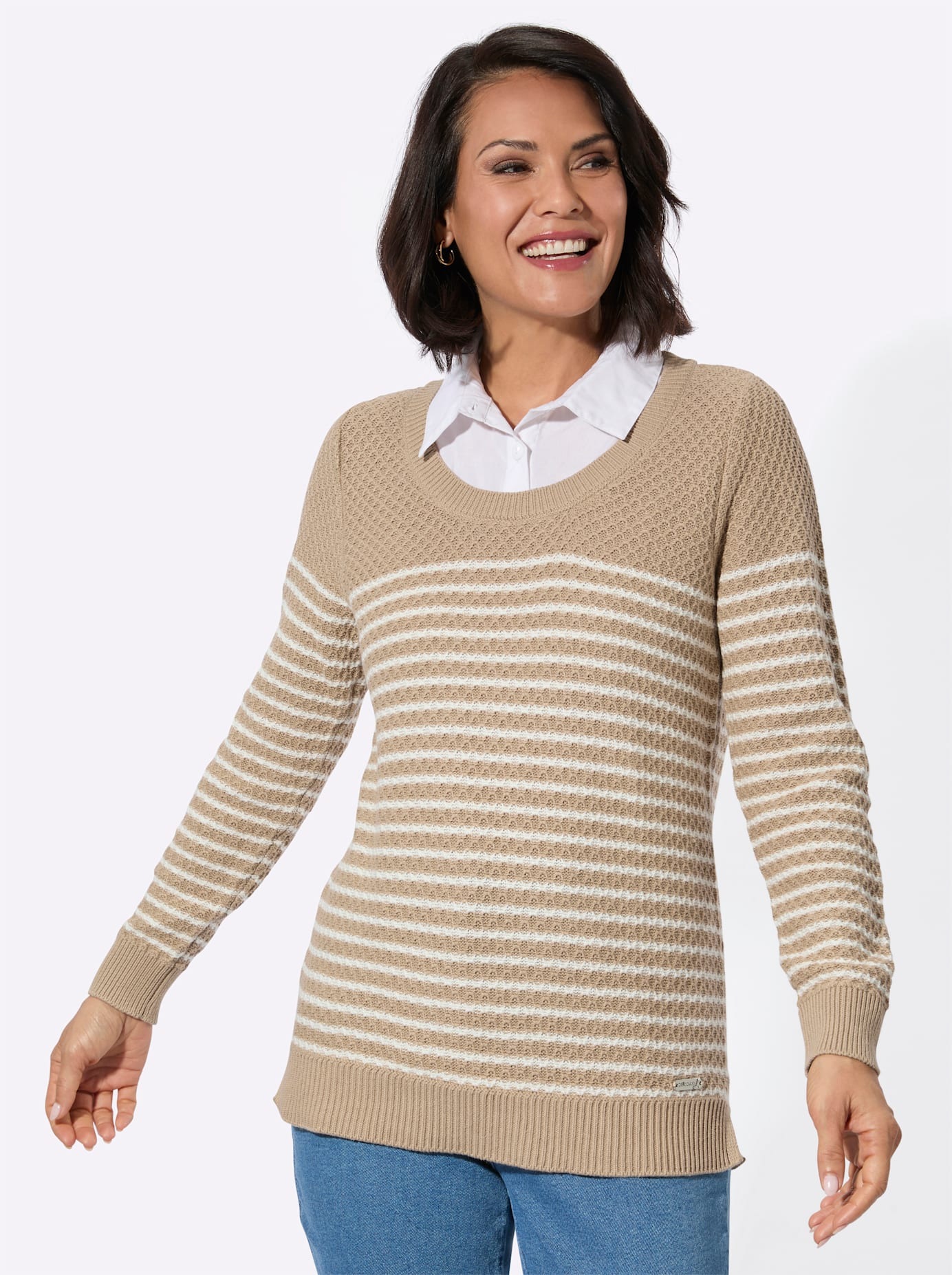 Casual Looks 2-in-1-Pullover "2-in-1-Pullover"
