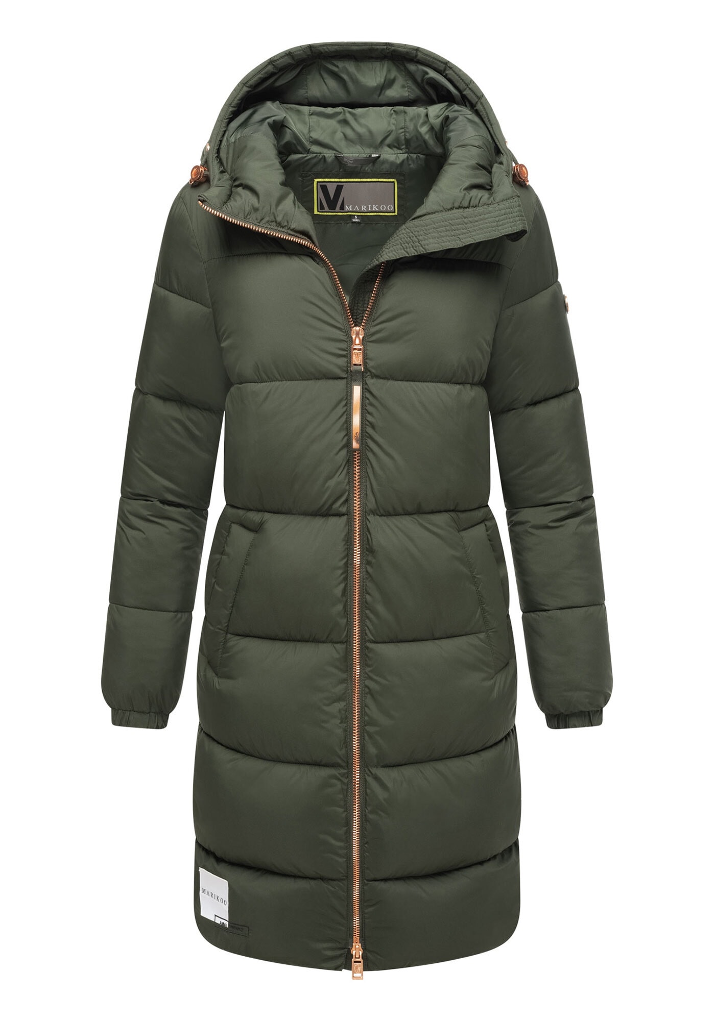 Marikoo Winterjacke »Nomadiaa«, Lange Damen Winterjacke