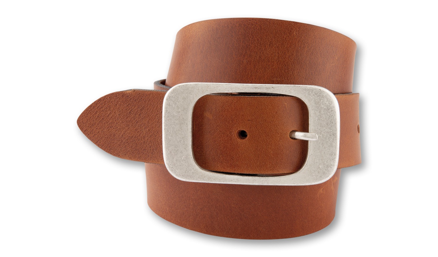 BERND GÖTZ Ledergürtel "Ledergürtel mit auffallender, flächiger Schließe" günstig online kaufen