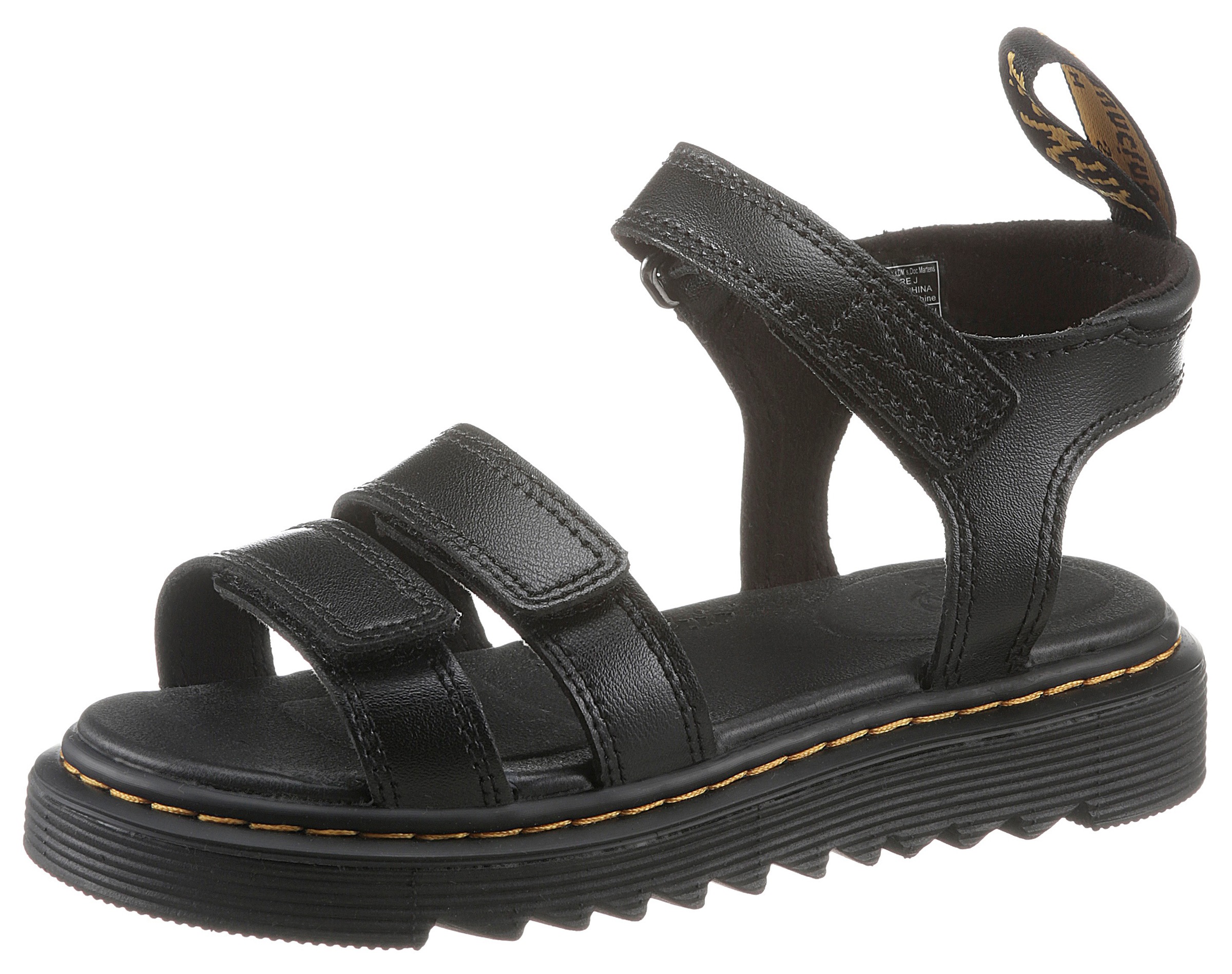 DR. MARTENS Sandale "Klaire", Sommerschuh, Klettschuh, Sandalette, mit cooler Plateausohle