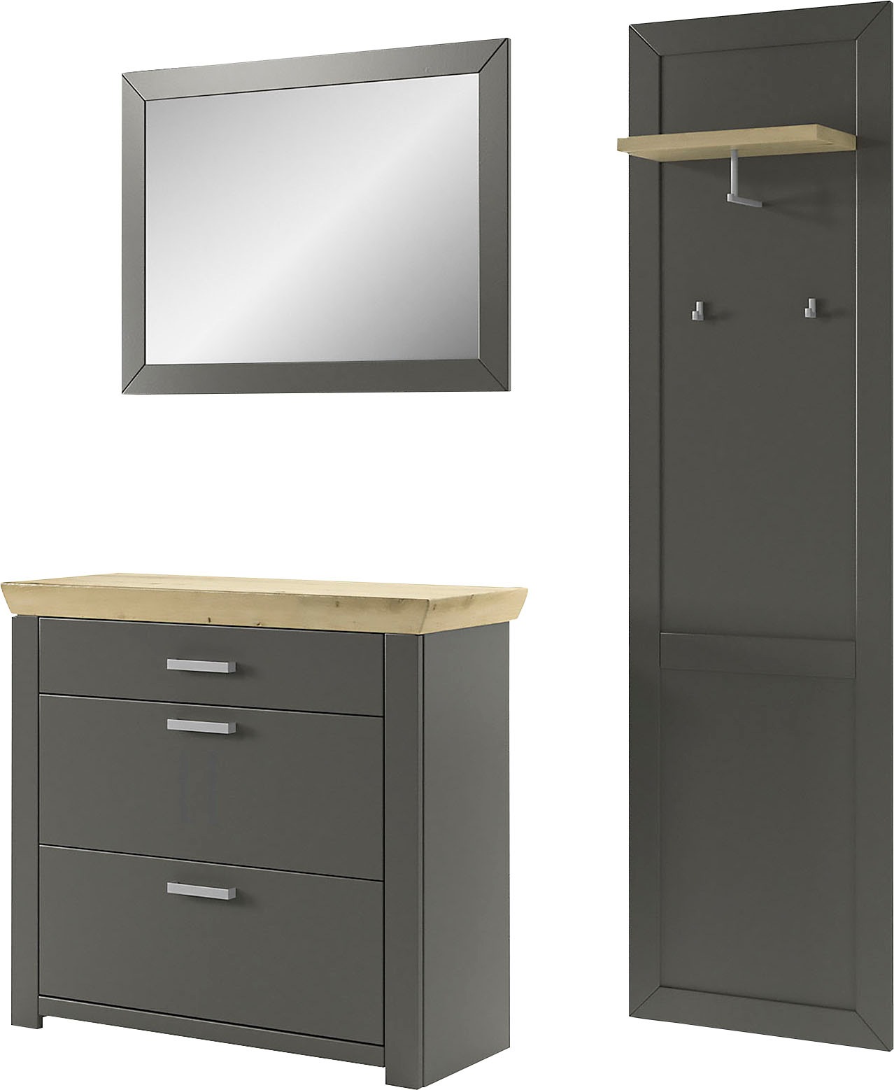 Thumbnail - set one by Musterring Garderoben-Set "GA York Kombi 61" Set, 3 Stk. tlg.