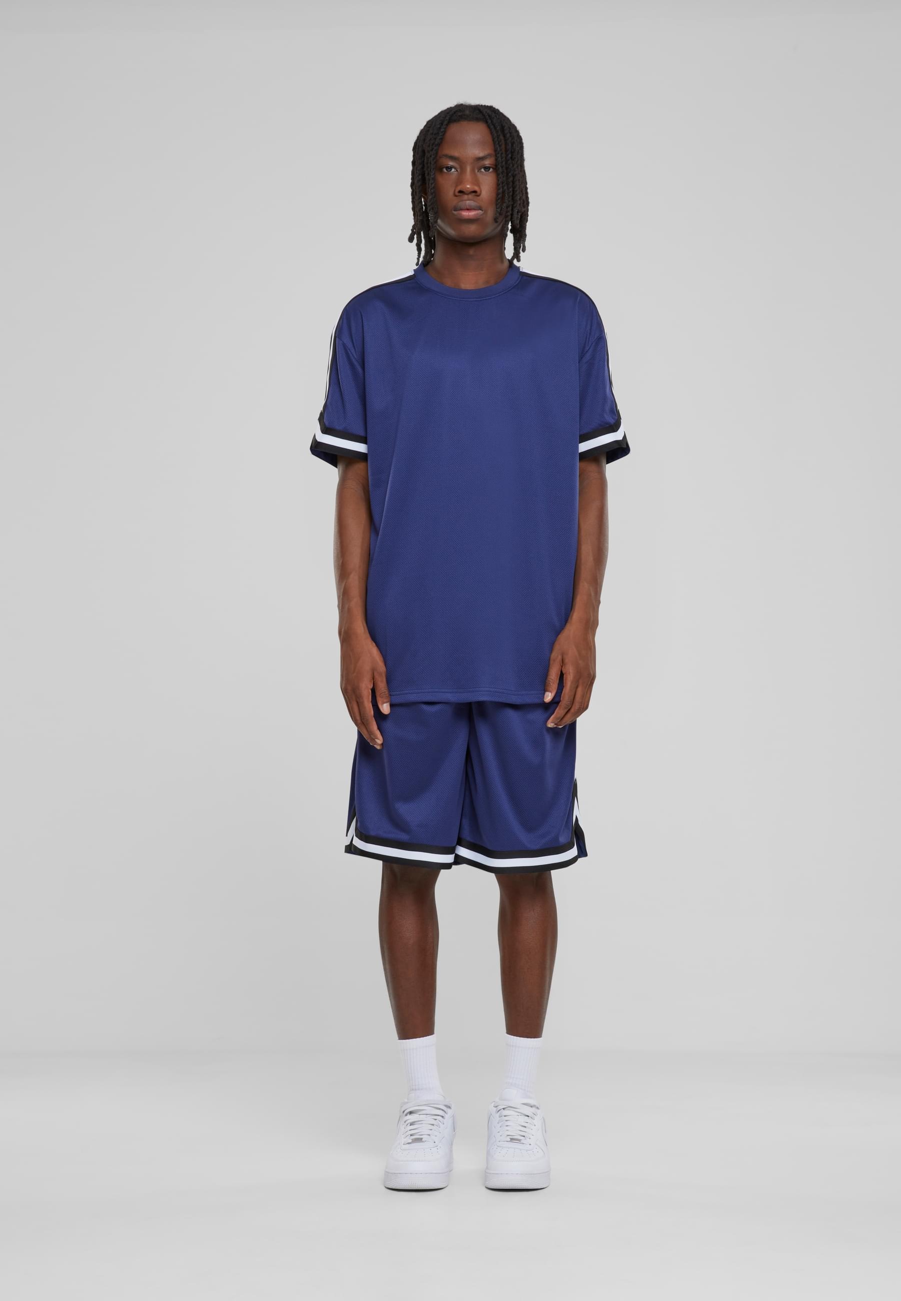 URBAN CLASSICS T-Shirt »Urban Classics Herren Oversized Stripes Mesh Tee«, (1 tlg.)