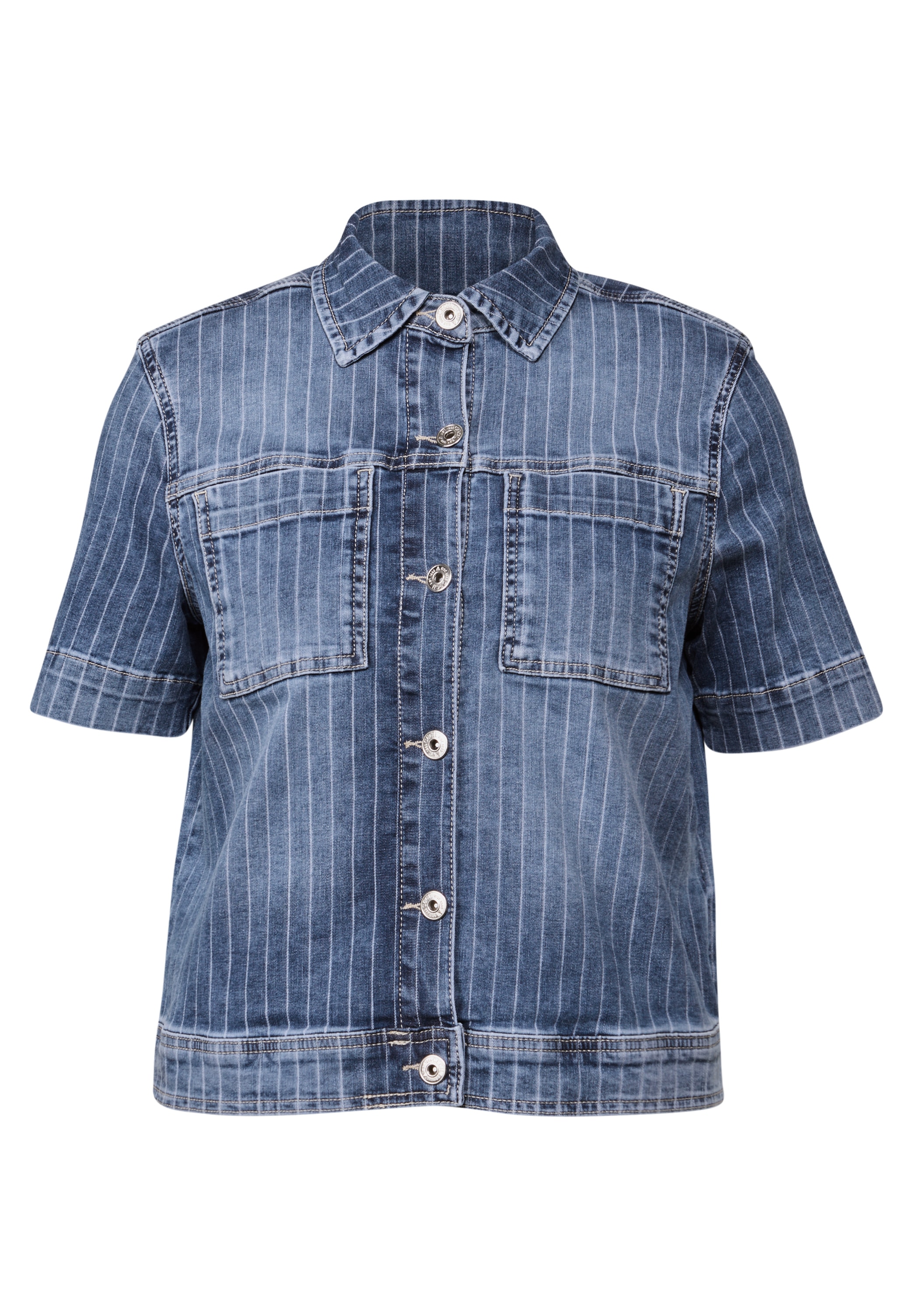 Cecil Jeansjacke, ohne Kapuze, mit Brusttaschen