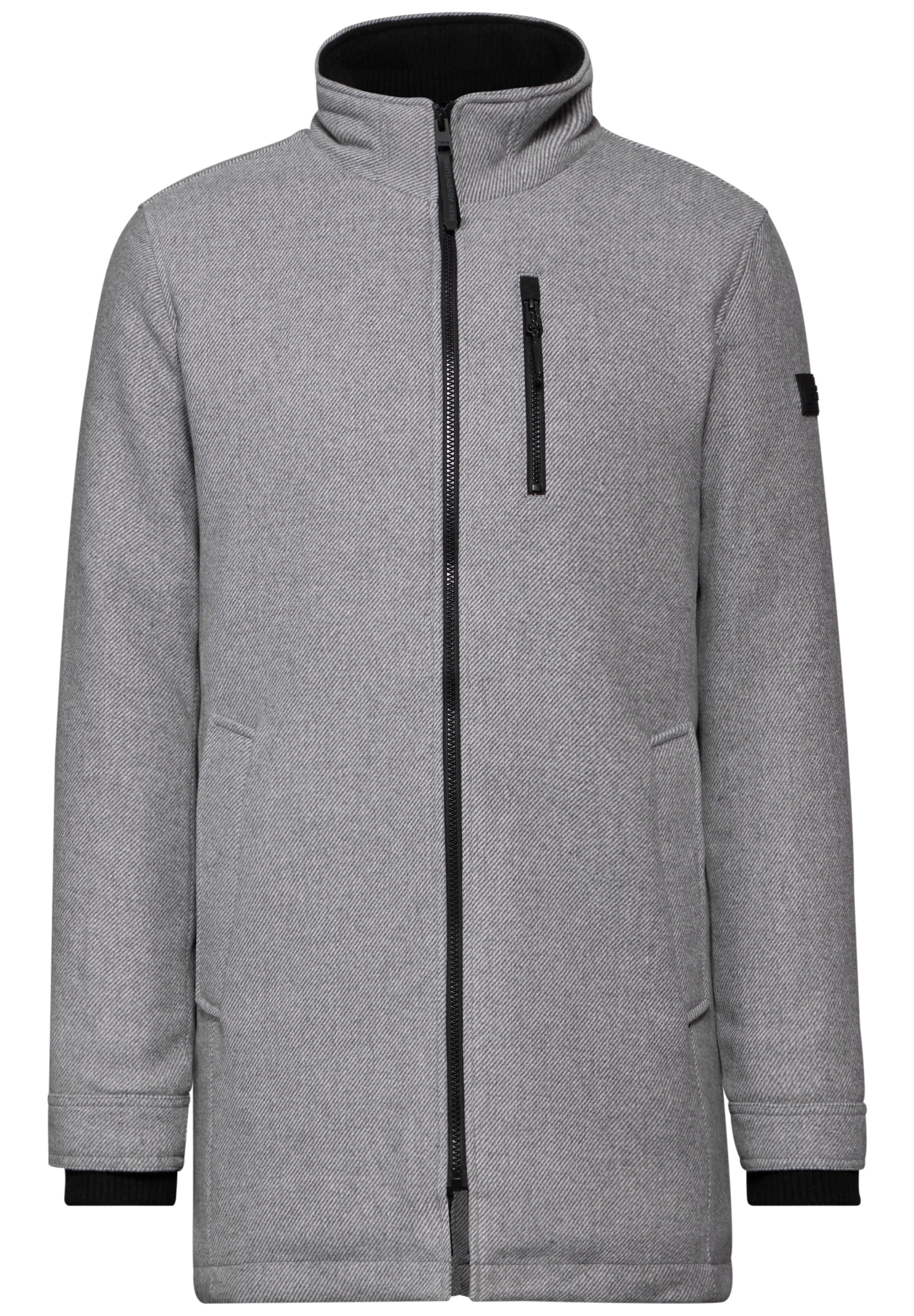 STREET ONE MEN Outdoorjacke, ohne Kapuze, mit Stehkragen