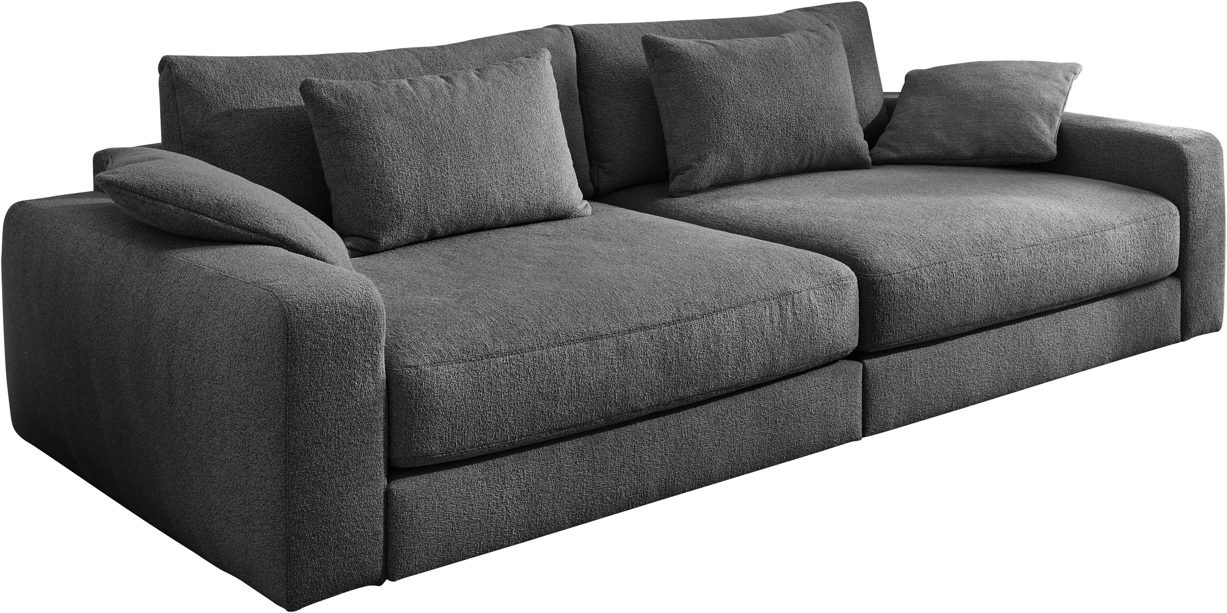 Jockenhöfer Gruppe Big-Sofa "Milano XXL, B: 290 cm" mit Zierkissen, Relaxfl günstig online kaufen