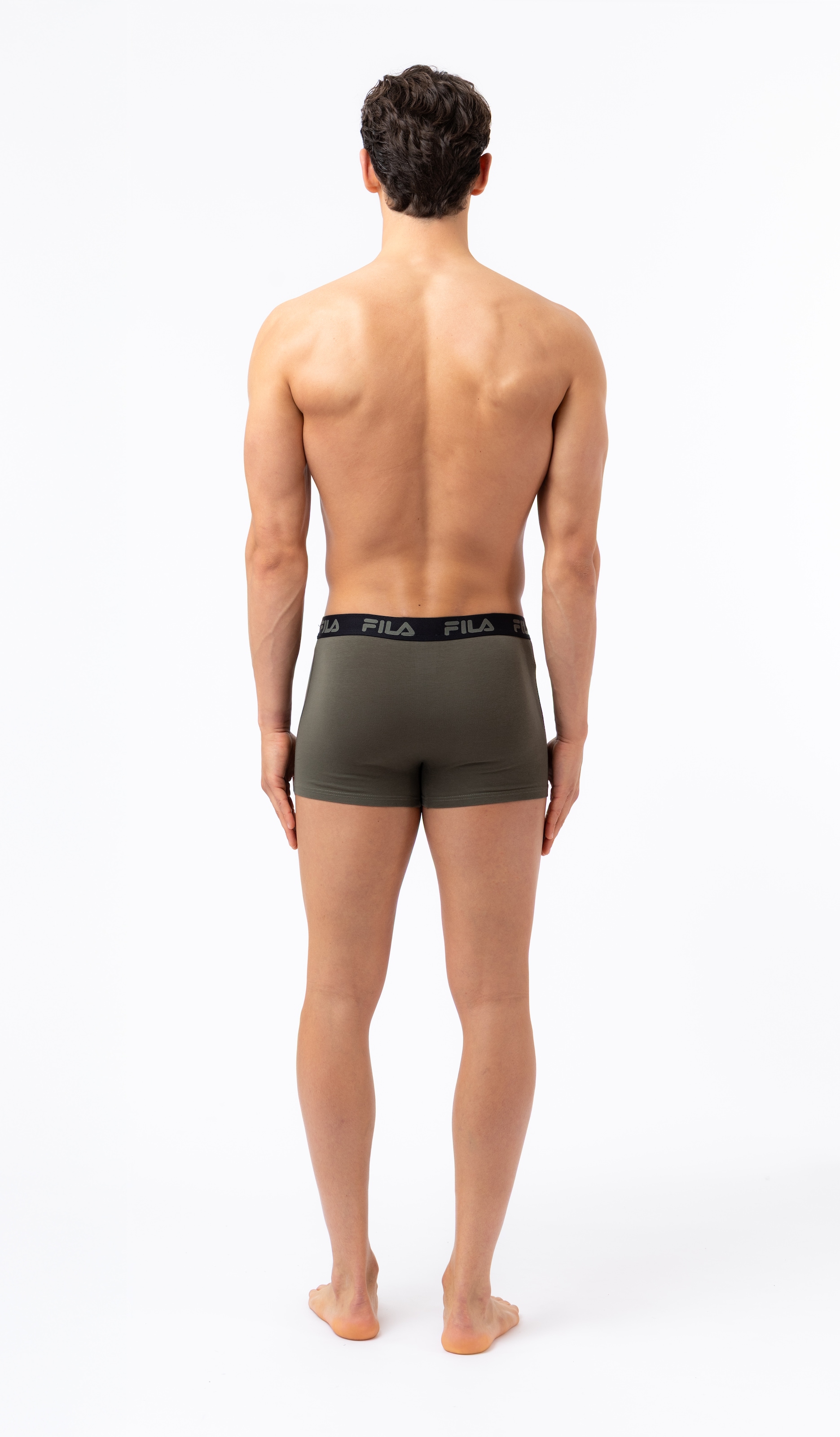 Fila Boxer 3er Pack,  ohne Eingriff, elastisch, Baumwollmix