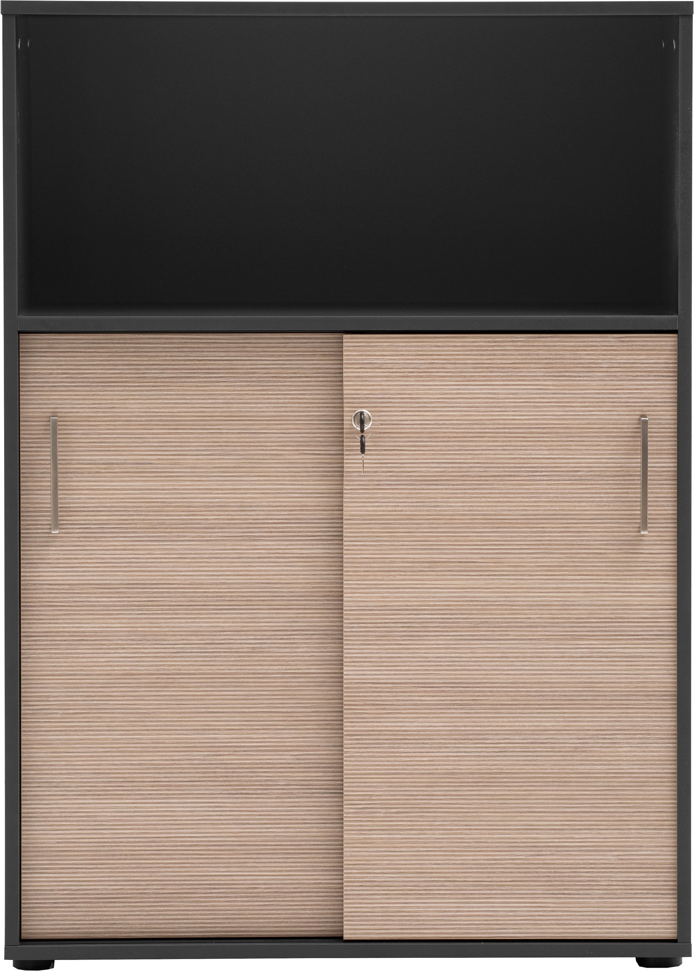 Schildmeyer Schiebetürenschrank »METZ, Aktenschrank abschließbar, Höhe 113,4 cm, MADE IN GERMANY« 1 Stk. tlg. Fronten in Canello,  MADE IN GERMANY