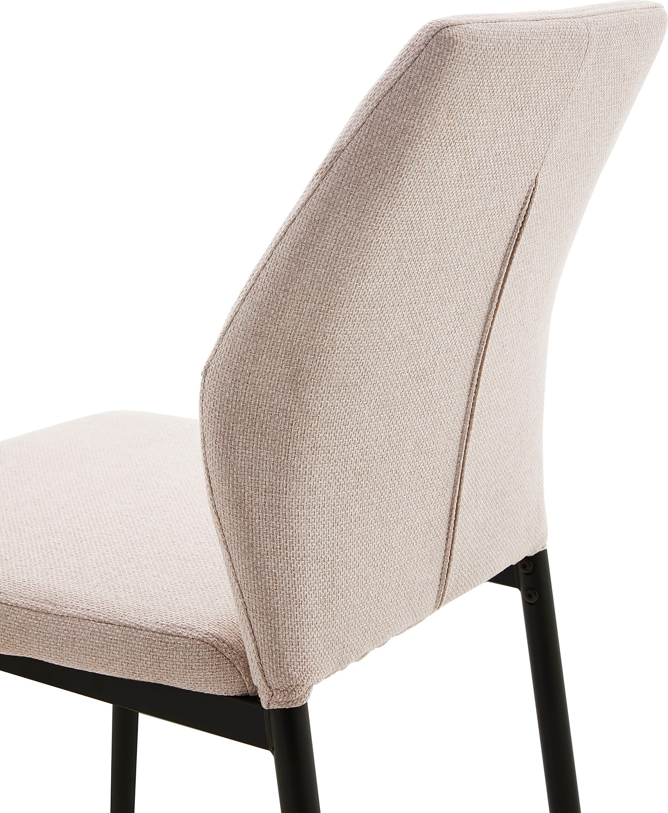 Home affaire Esszimmerstuhl »Lumos«, (Set), 2 St., Webstoff, Webstoff in vielen Farben erhältlich mit stabilem Metalluntergestell