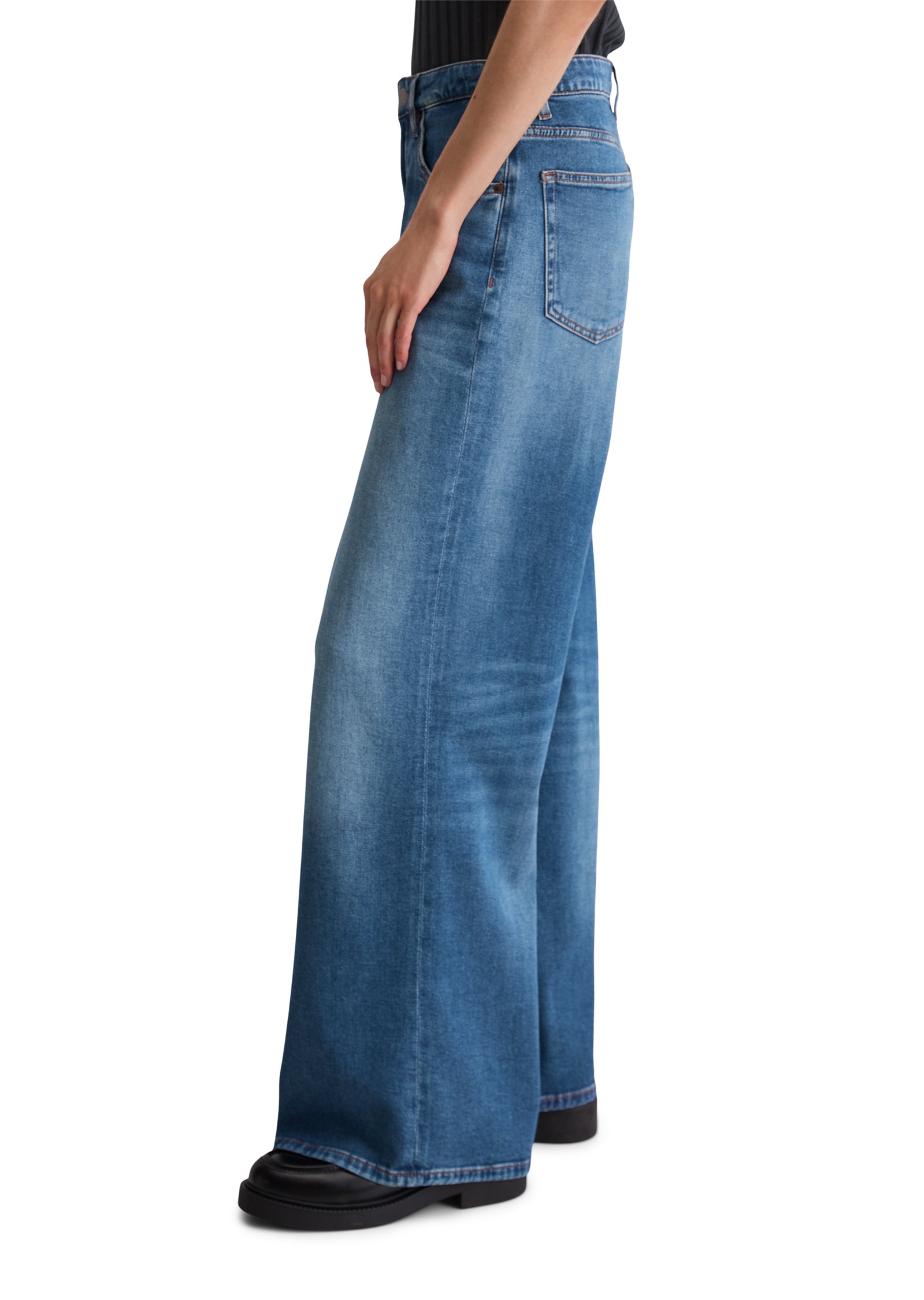 Marc O'Polo Weite Jeans »aus Organic-Cotton-Lyocell-Stretch«