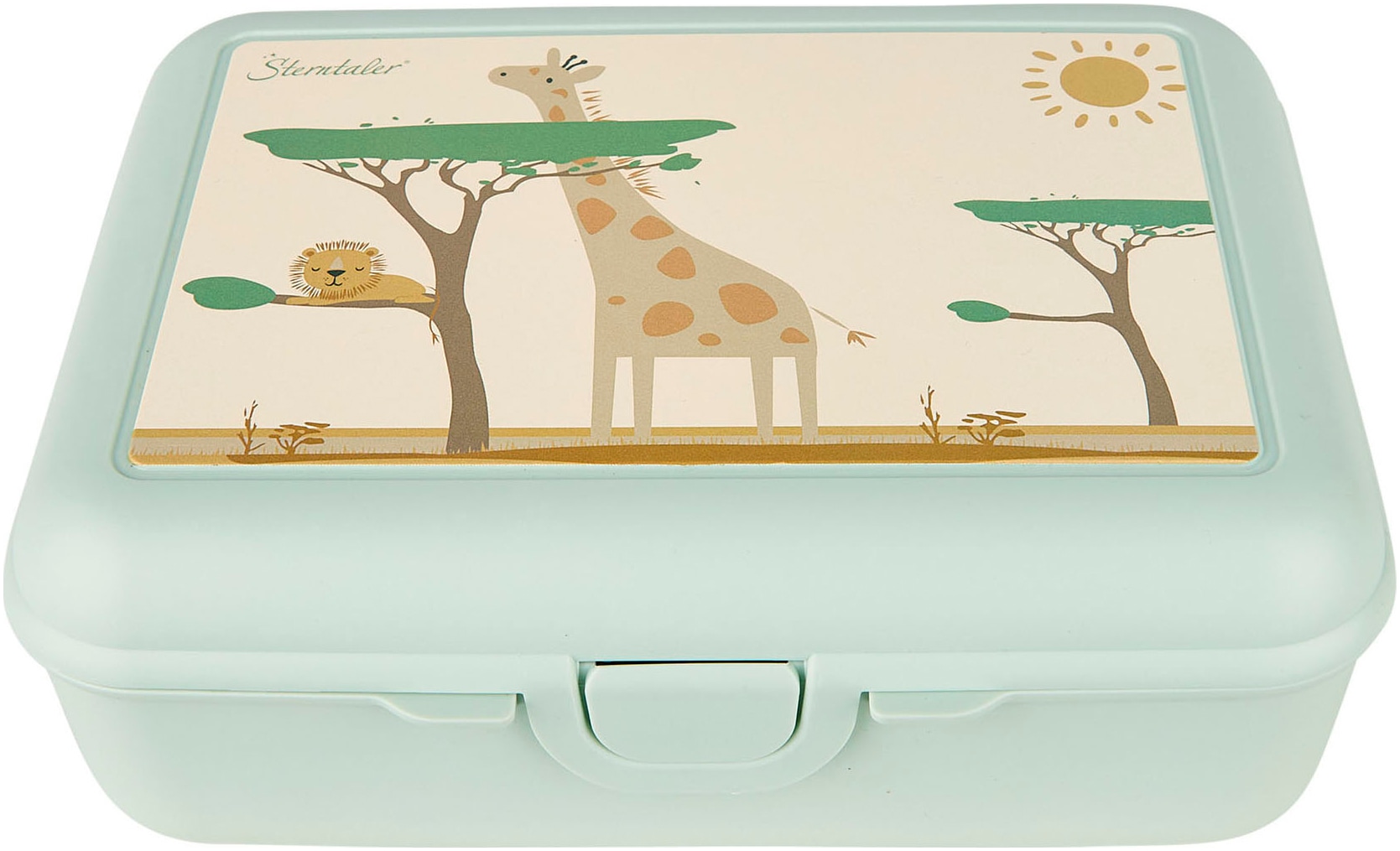Sterntaler® Lunchbox »Brotzeitdose & Trinkflasche Safari«, (2 tlg.), mit Trinkflasche