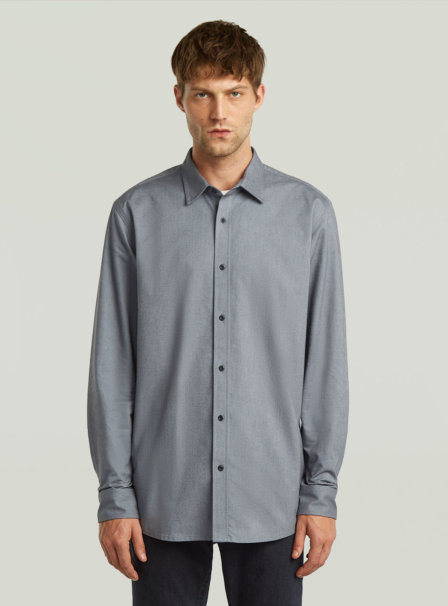 G-STAR Langarmshirt "Clean Regular Hemd"