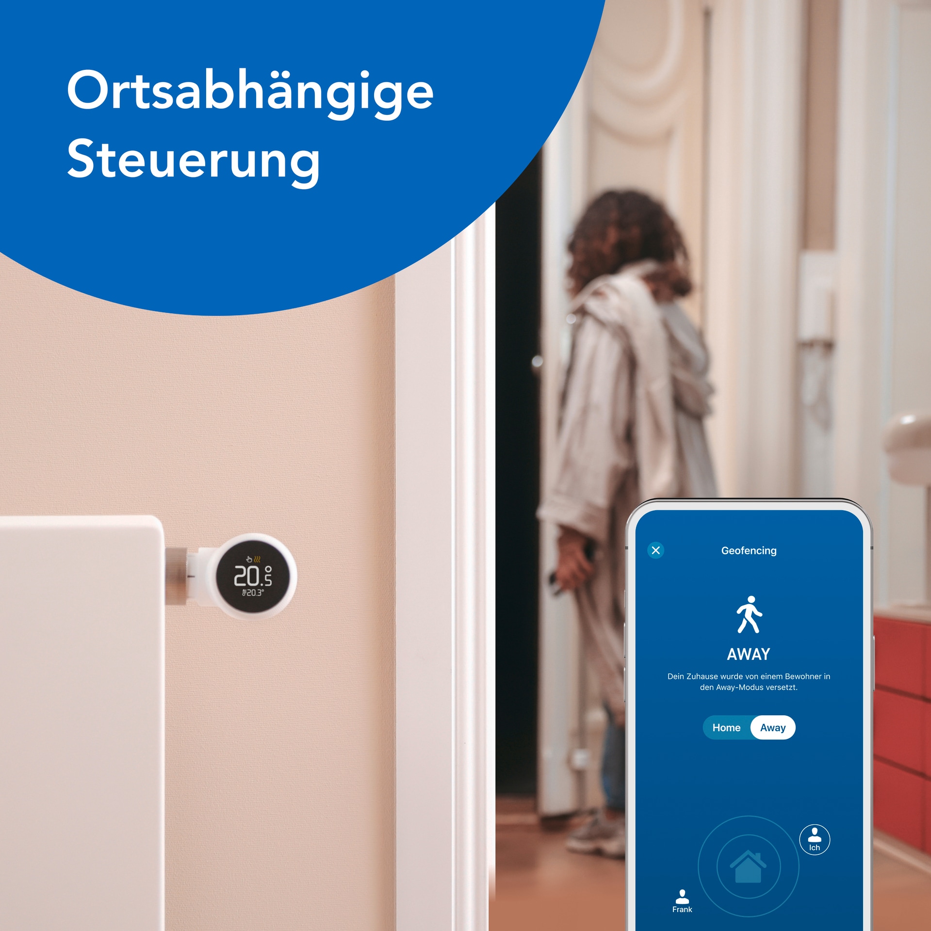 Tado Heizkörperthermostat »Smartes Heizkörperthermostat X - Quattro Pack«