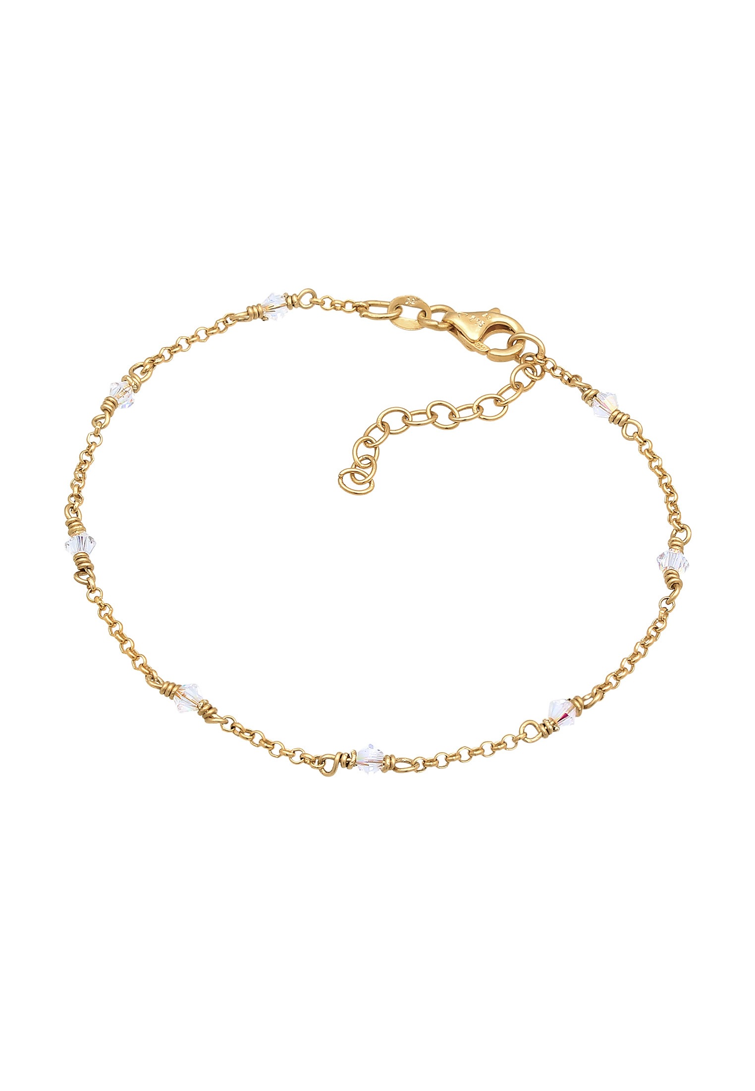 Elli Armband »Klassiker Elegant Kristalle 925 Silber«