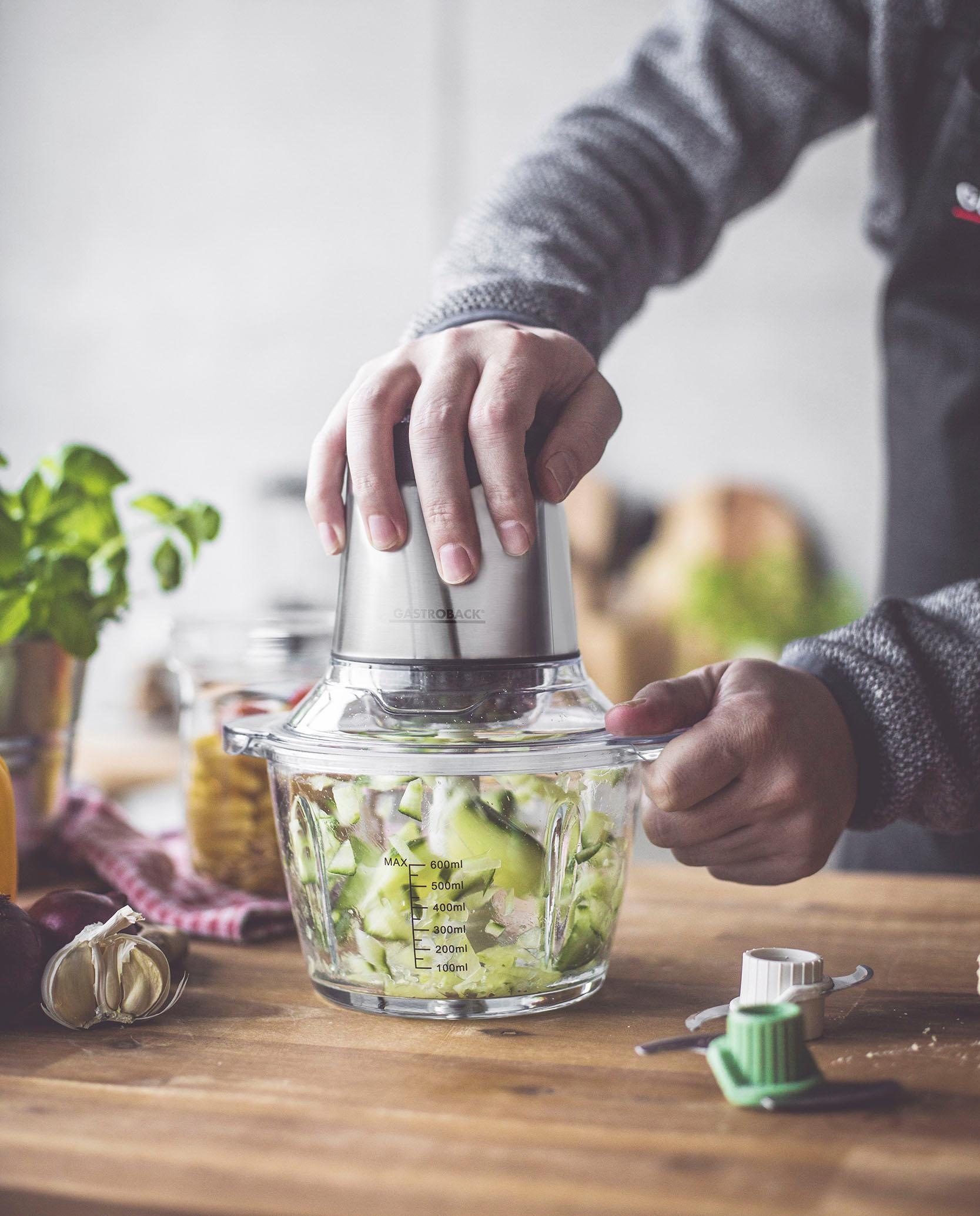 Gastroback Zerkleinerer »Design Mini Chopper Plus 40961« 400 W