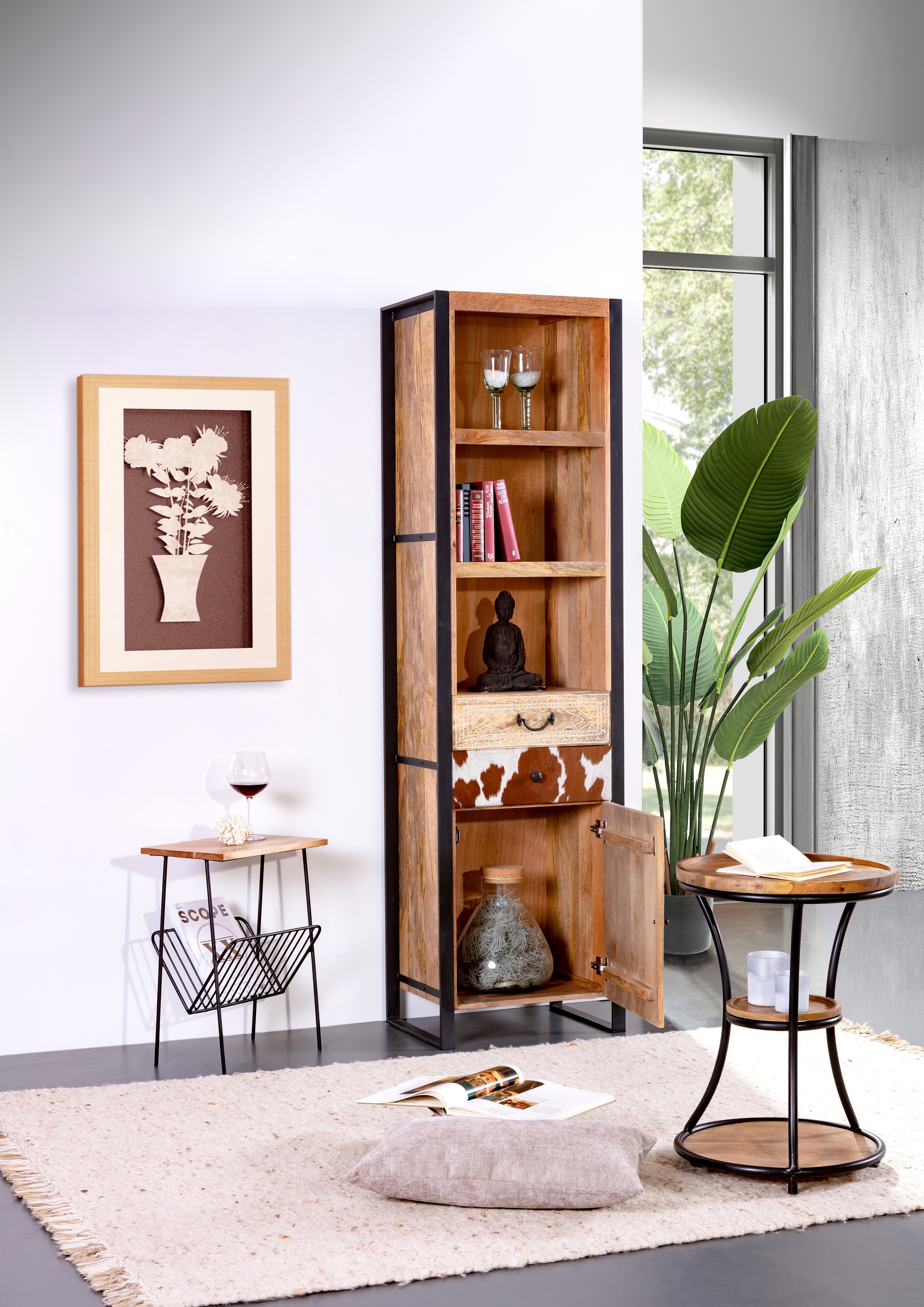 Gutmann Factory Regal "Clint" im Vintage Stil günstig online kaufen