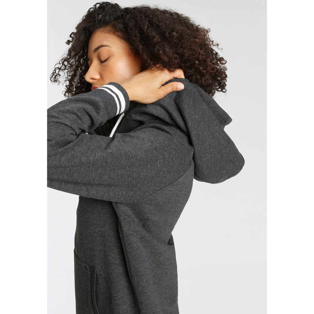 Marken H.I.S H.I.S Jogginganzug »Longsweatshirt + Leggings«, (2 tlg.) anthrazit Marken H.I.S H.I.S Jogginganzug »Longsweatshirt + Leggings«, (2 tlg.) anthrazit
