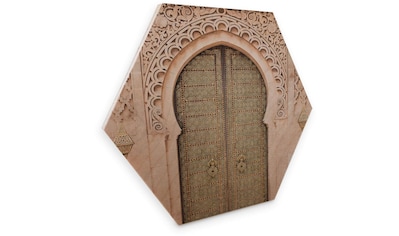 Wall-Art Holzbild »Marokkanische Tür Holzbild«, (1 St.) kaufen