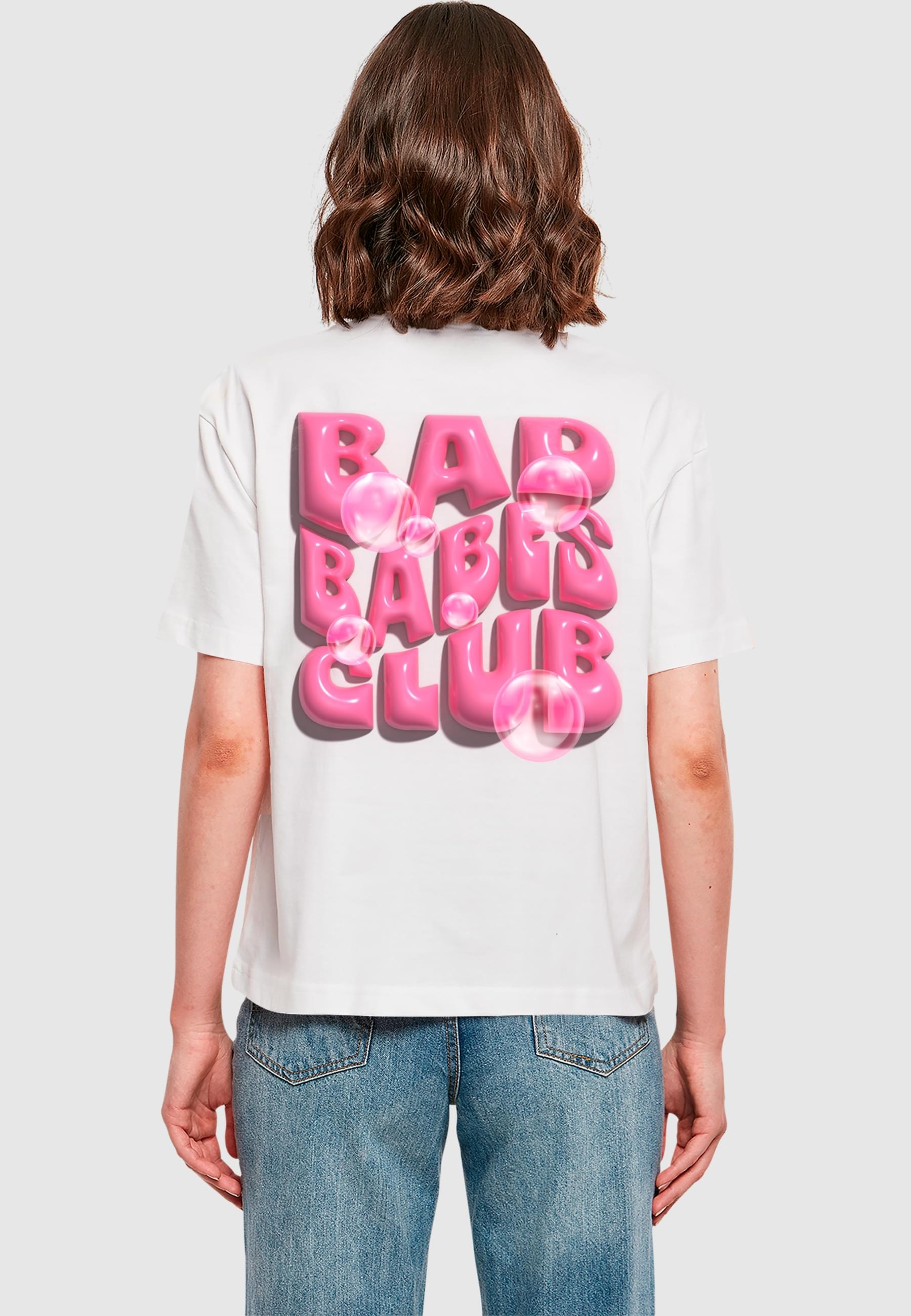 Miss Tee T-Shirt »Miss Tee Damen Bad Babes Club Tee«, (1 tlg.)