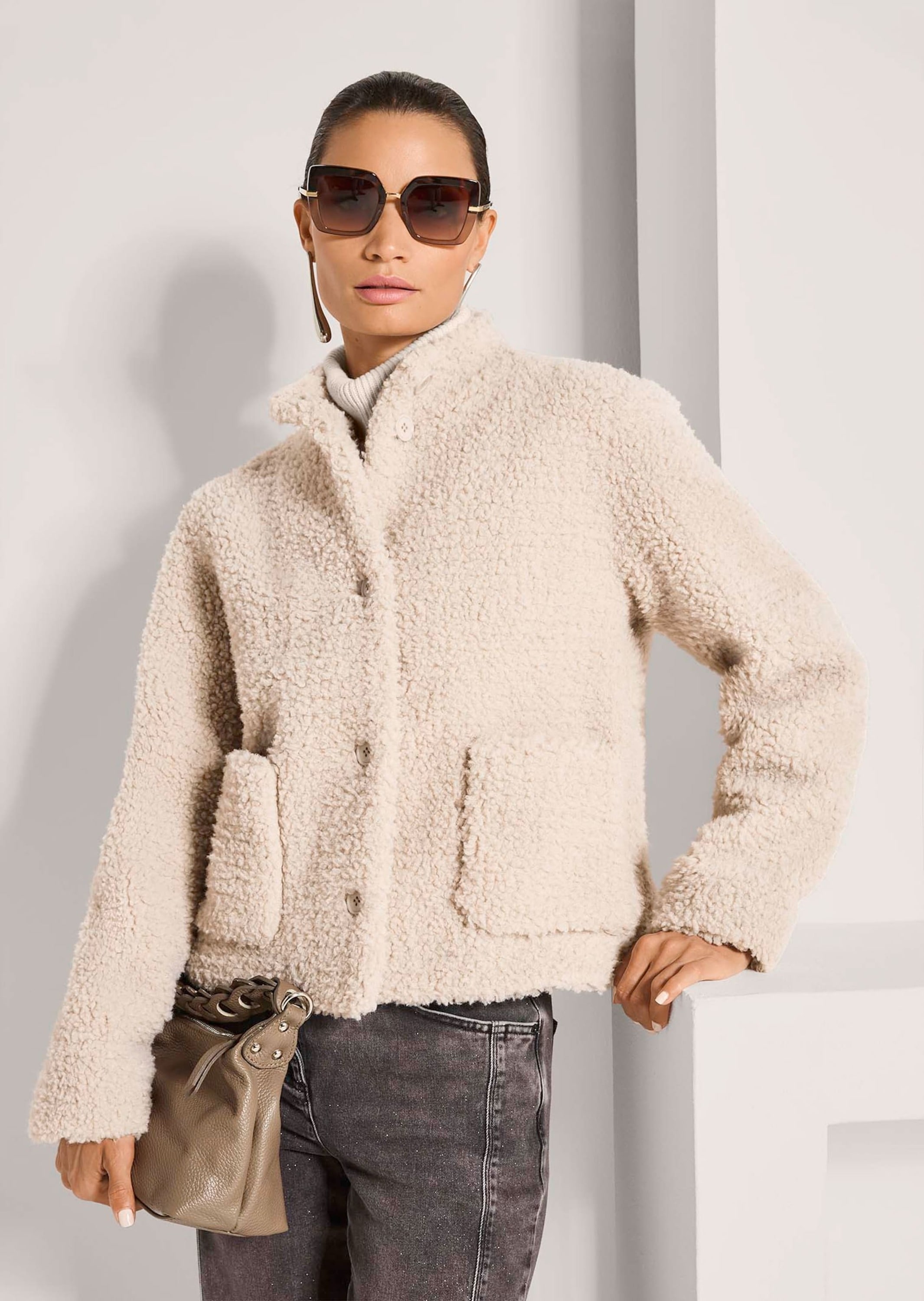 MADELEINE Kurzjacke »Jacke Kurze Teddy-Jacke«