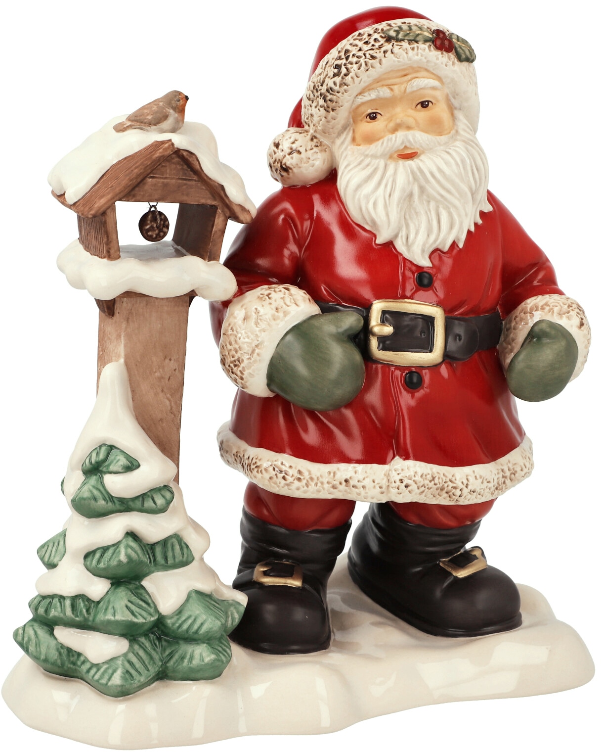 Santa Weihnachtsfigur | Liedchen für Steingut, Weihnachtsmann, der BAUR Weihnachtsdeko«, kommt Goebel »Morgen Weihnachtsmann, Ein der kommt bestellen Morgen