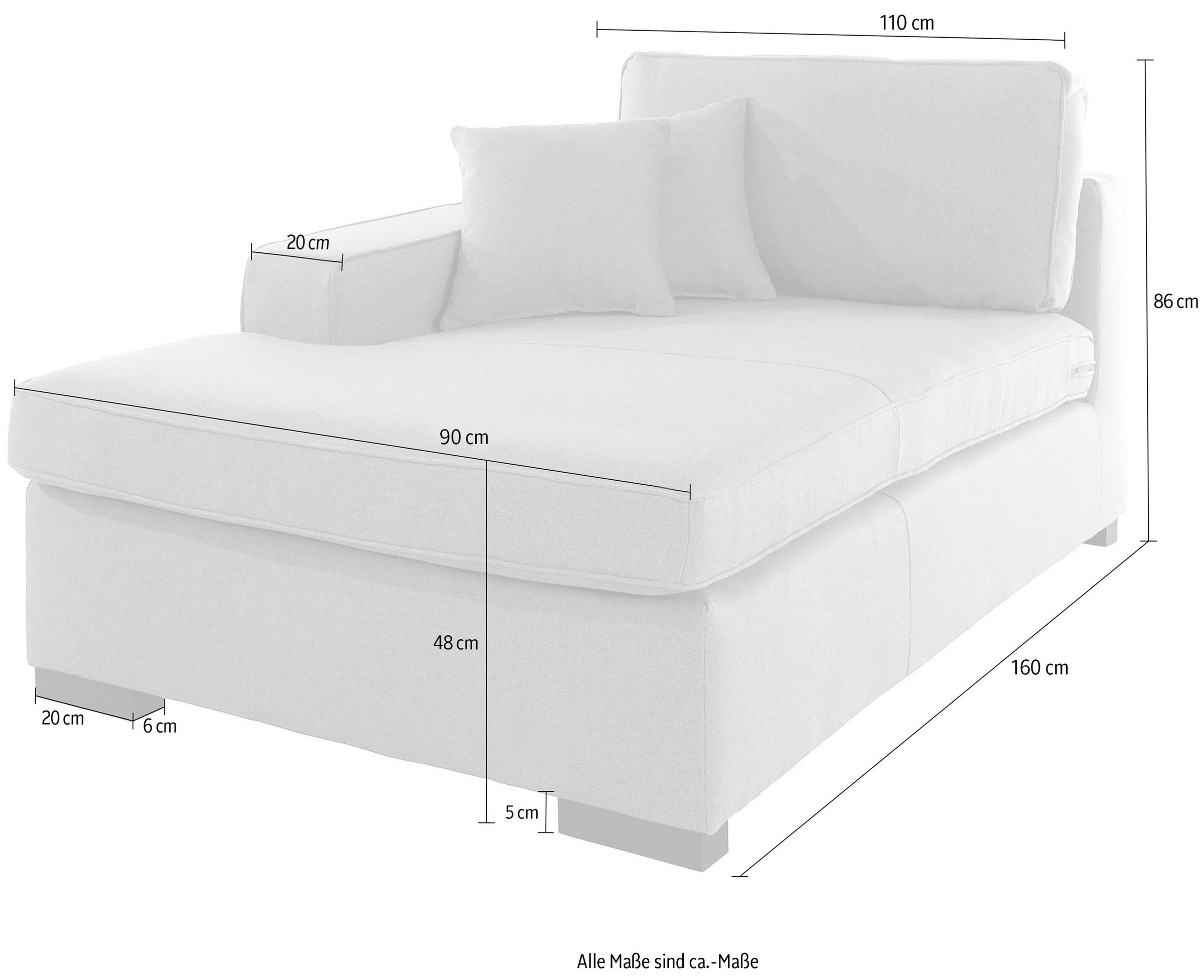 Guido Maria Kretschmer Home&Living Sofaelement »Skara«, Modul zum eigenen Zusammenstellen, in vielen Bezugsqualitäten