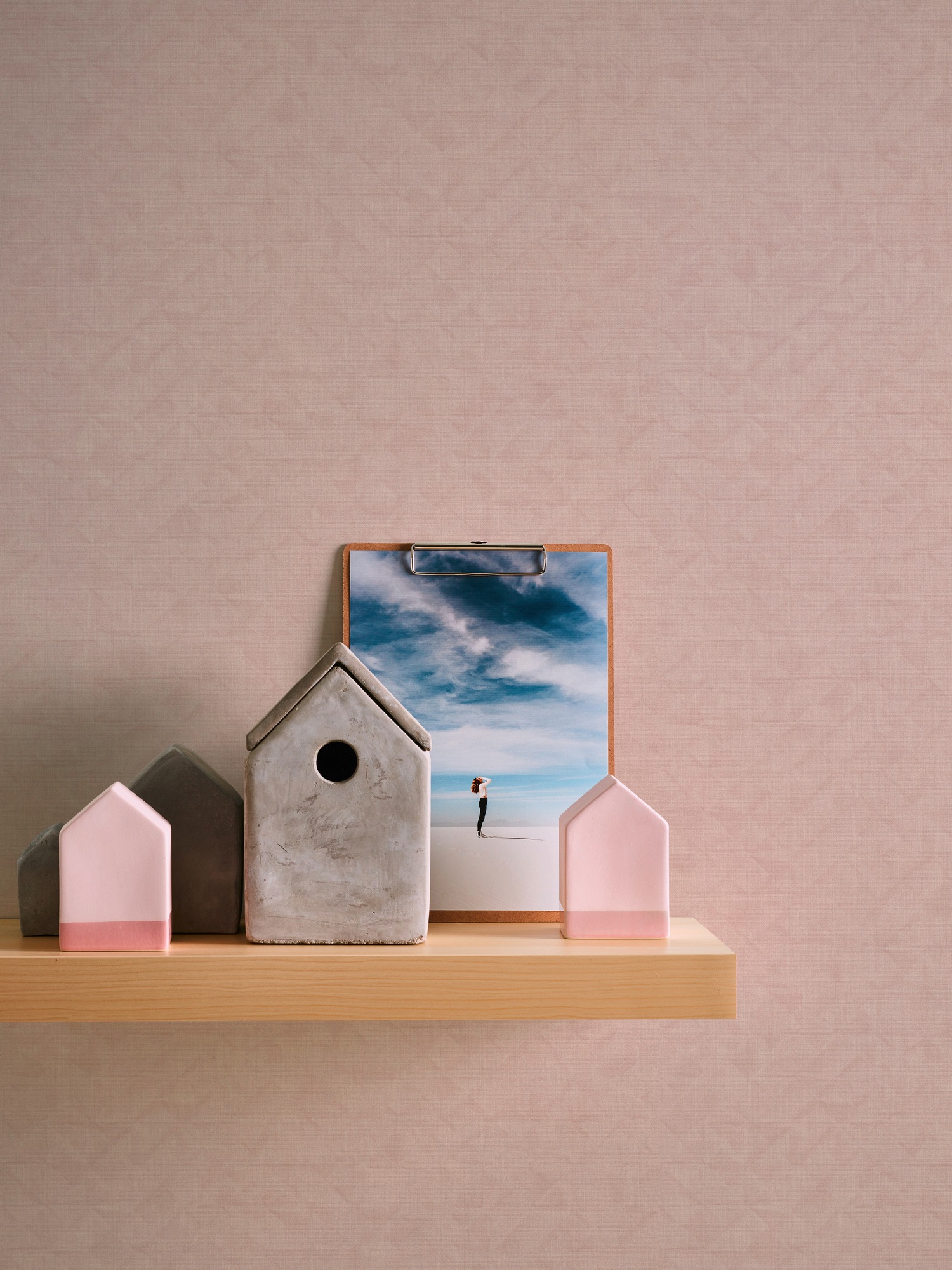 A.S. Création Vliestapete »Exotic Life Uni geometrisch grafisch« einfarbig | uni | unifarben leicht strukturiert Geometrische Tapete einfarbig Tapeten Wohnzimmer Schlafzimmer Küche