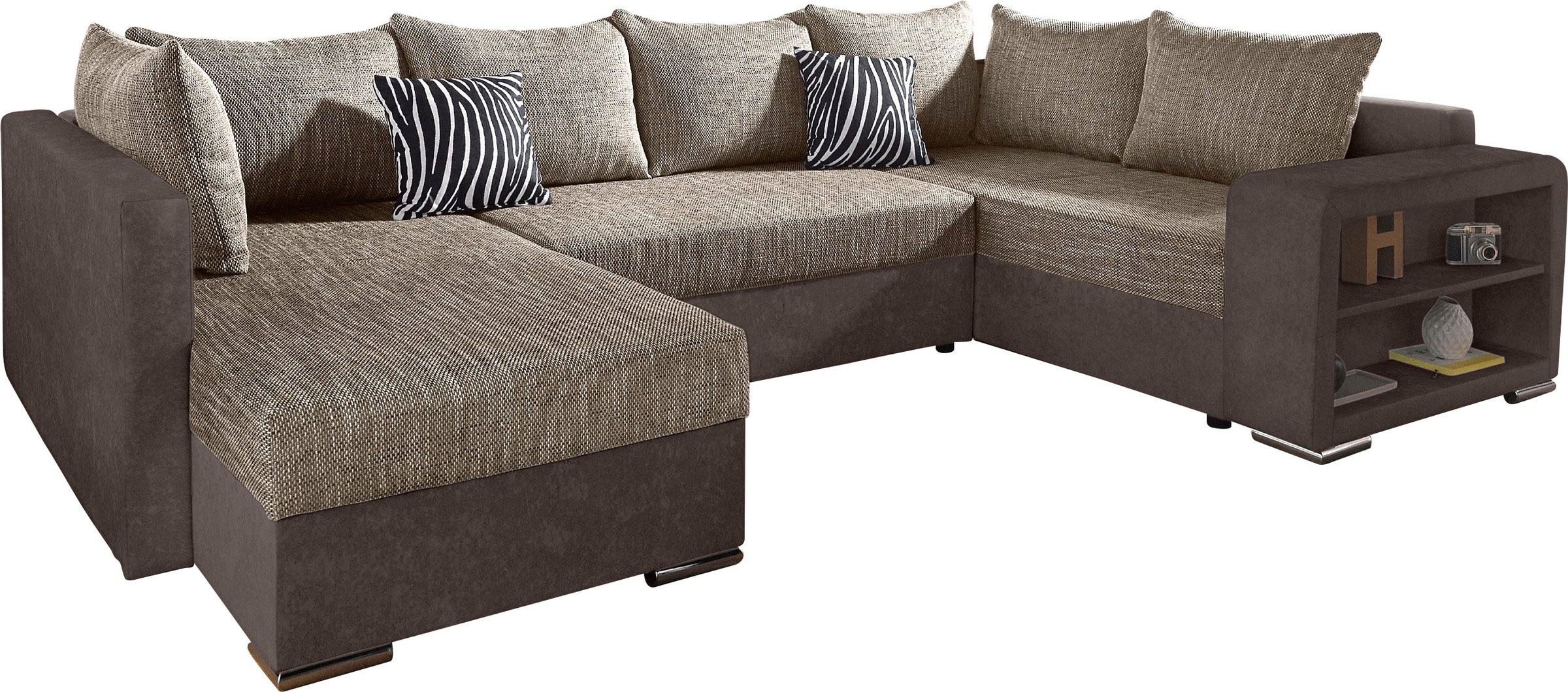 COLLECTION AB "John U-Form" mit Bettfunktion, wahlweise mit Federkern günstig online kaufen