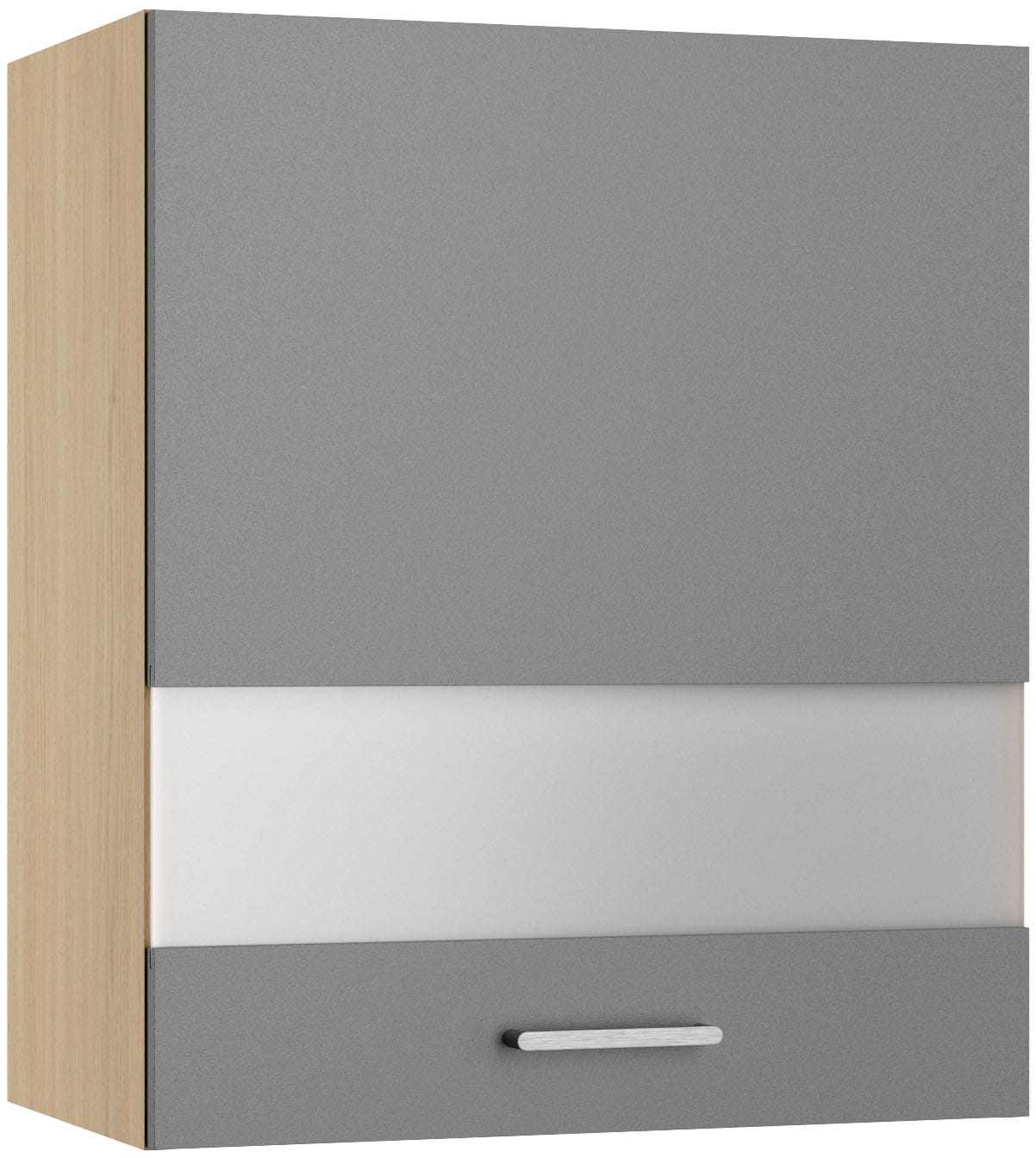 KOCHSTATION Hängeschrank "KS-Lucy" Breite 60 cm, mit 1 Segmentglastür, 2 Einlegeböden, Soft-Close